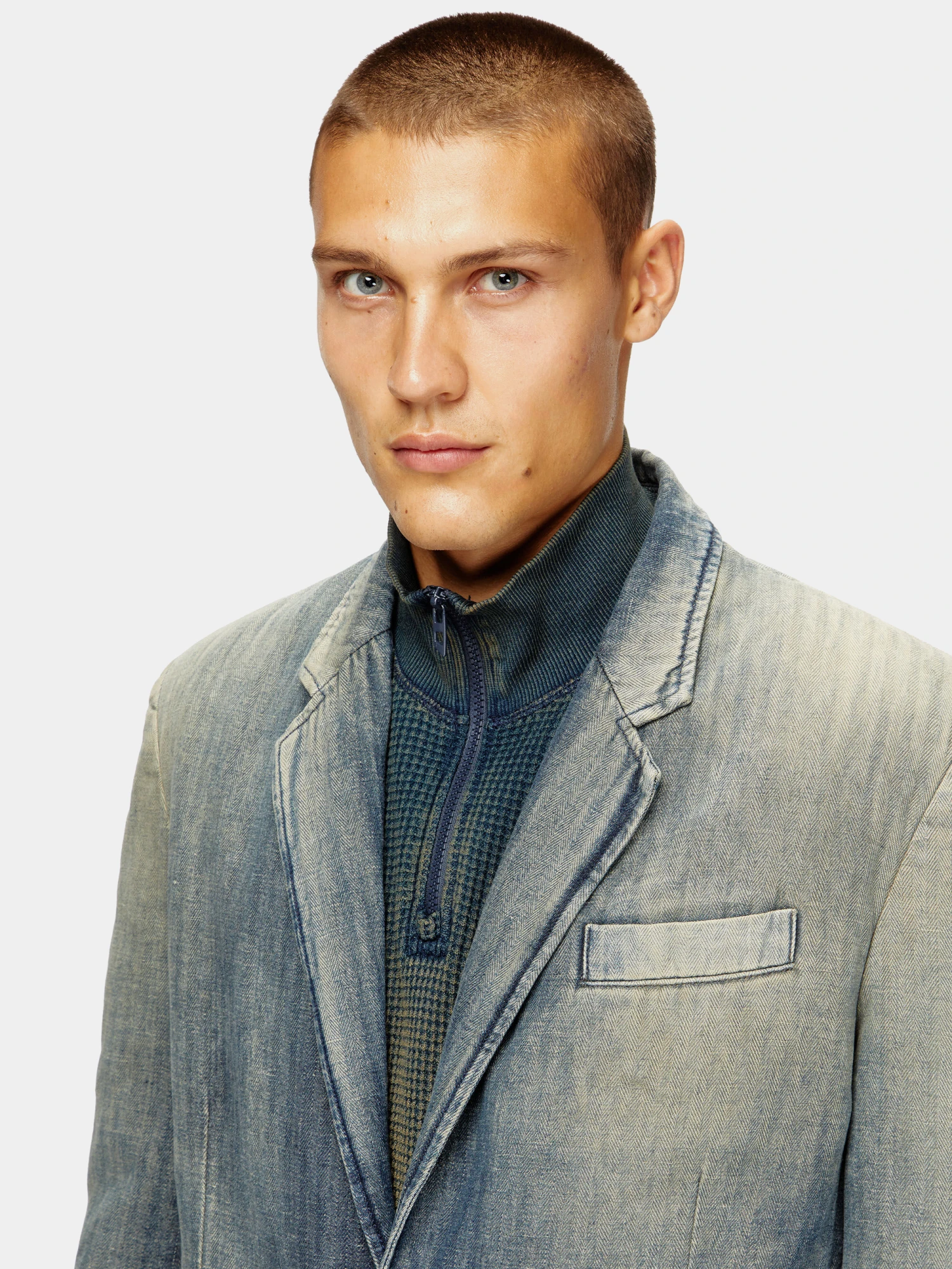 Блейзер Diesel D-Reger-D Denim Grey/Blue