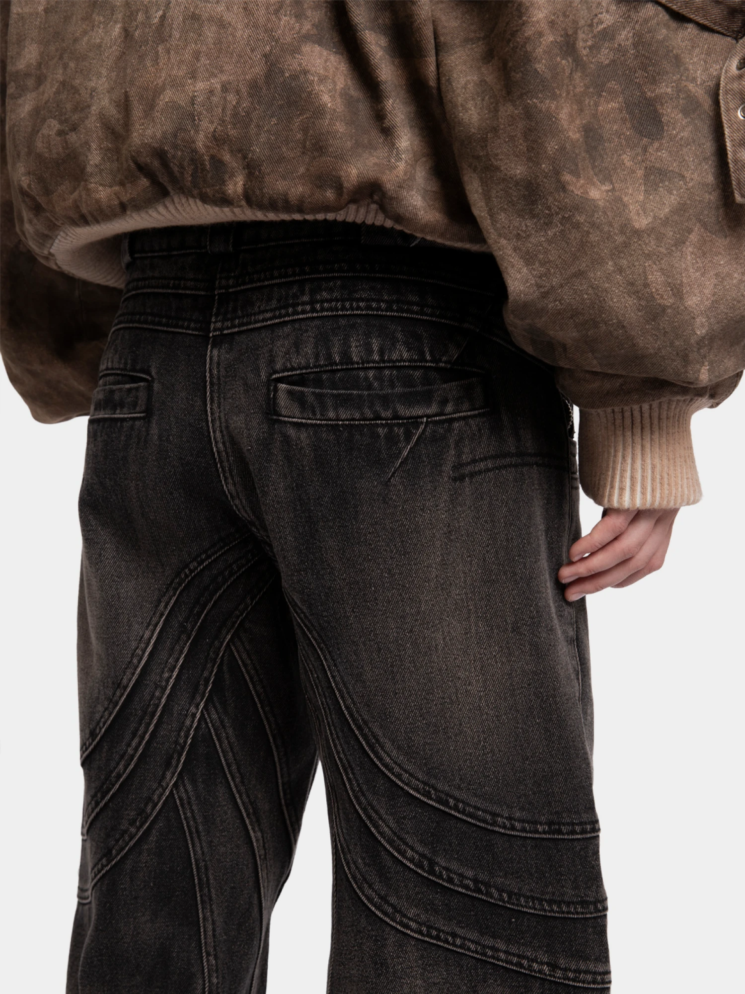 Джинсы NO/FAITH STUDIOS Wave Denim Black