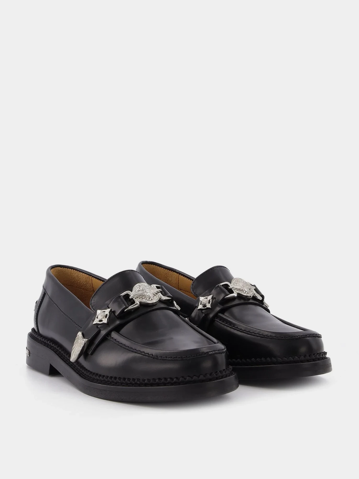 Лоферы TOGA Metal Polido Black