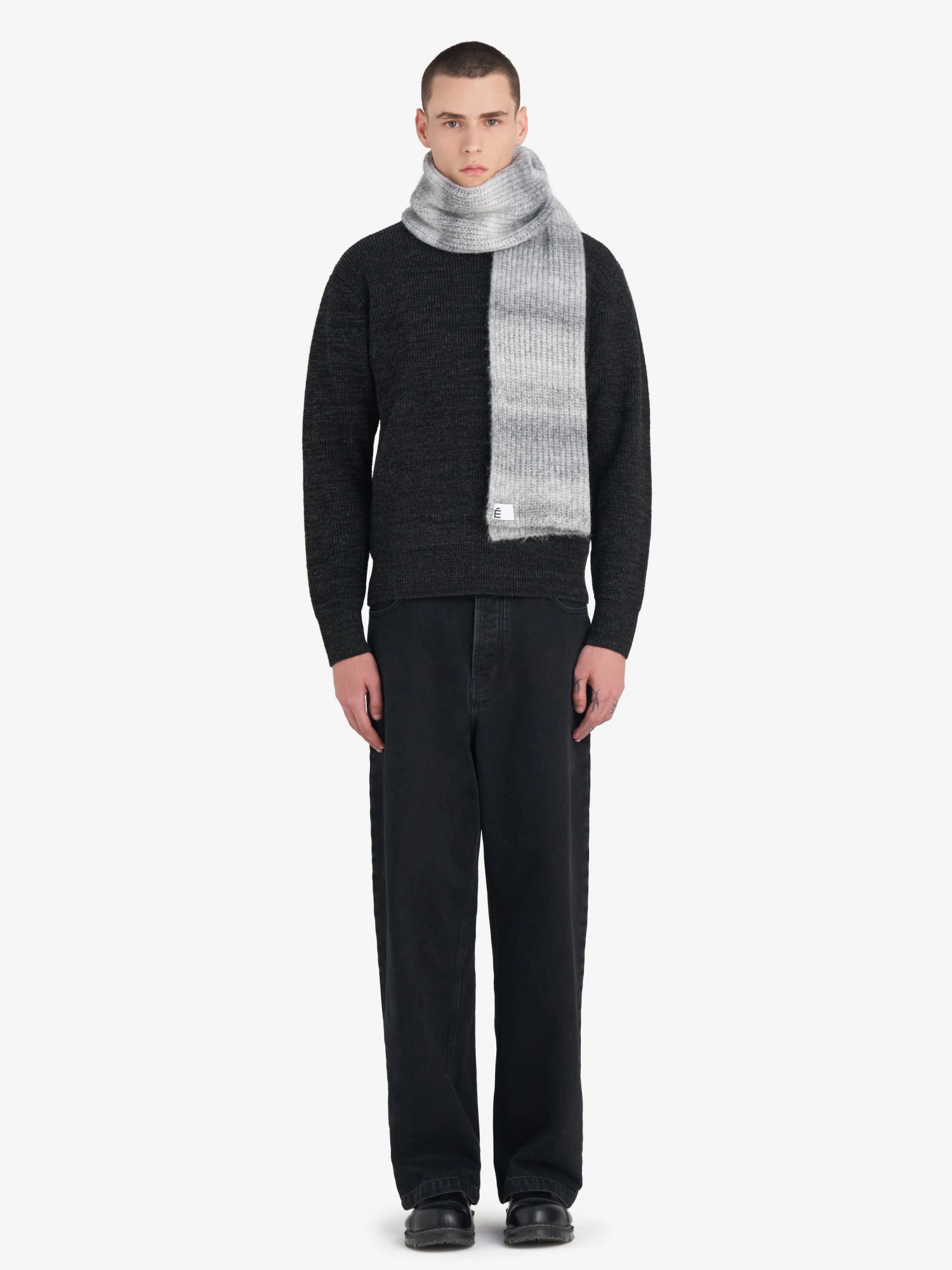 Шарф Études Alpaca Light Grey