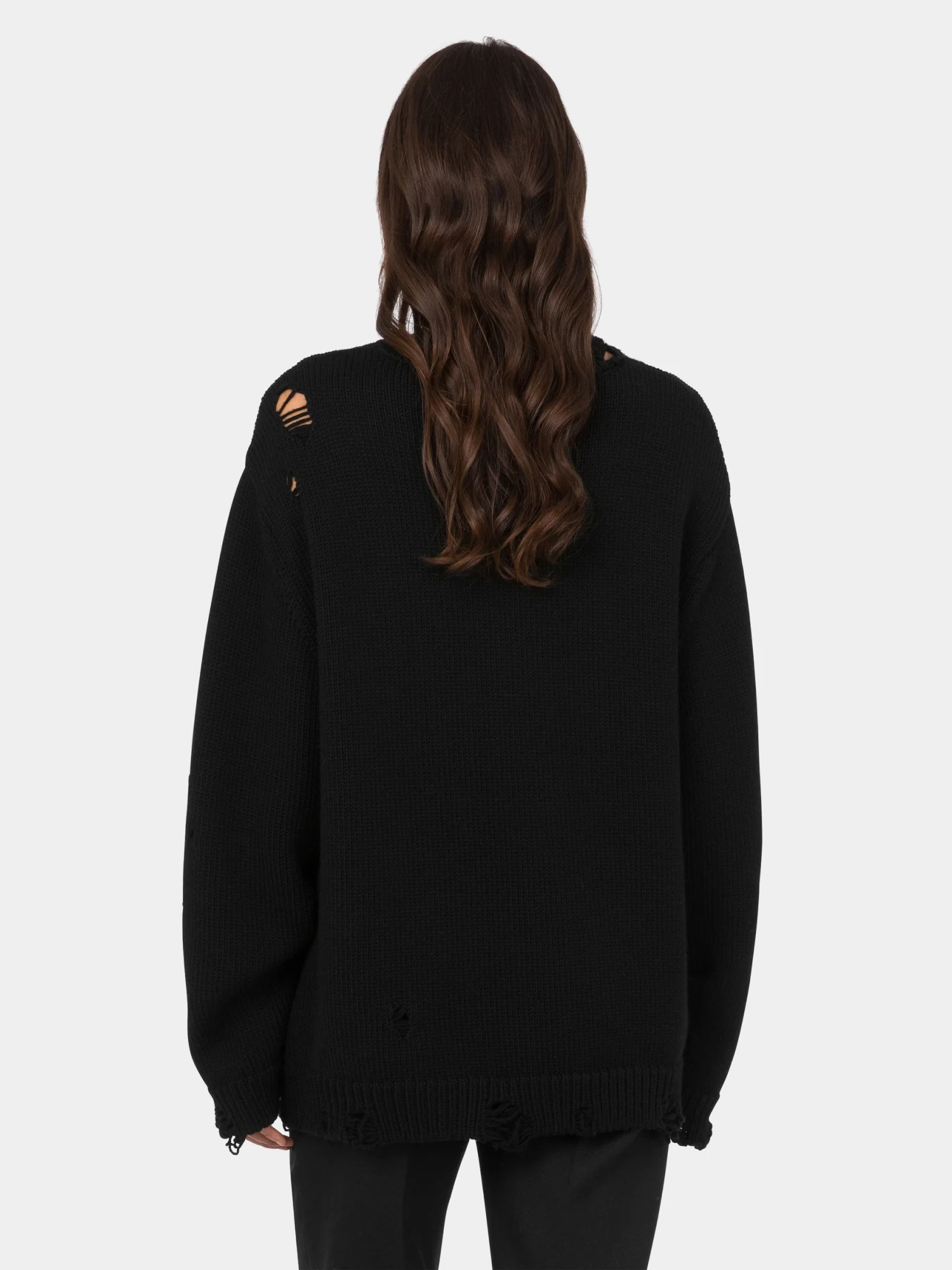 Женский пуловер MOSCHINO Smiley Pullover Black