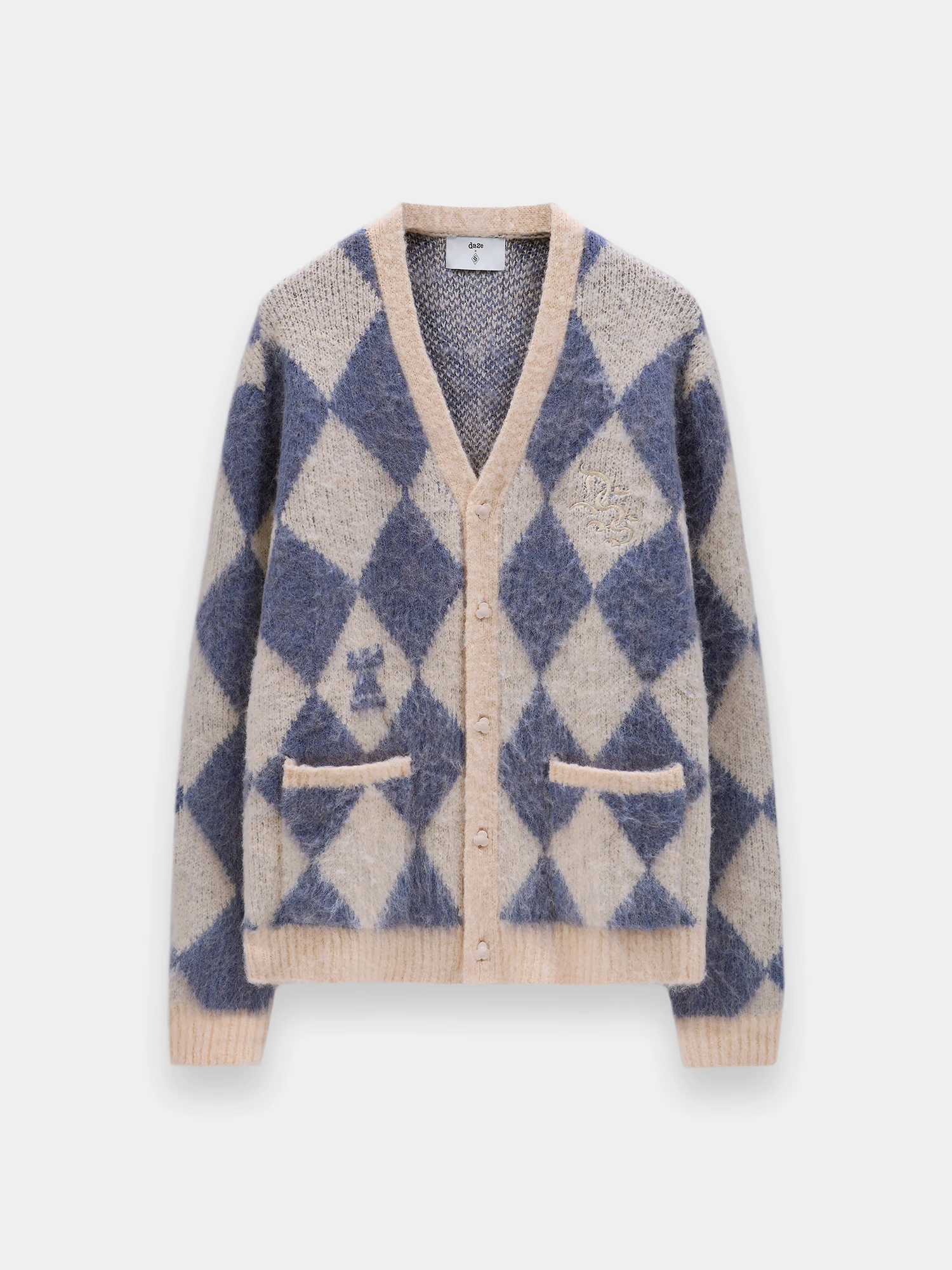 Кардиган Studio Slow x Daze Devil Logo Blue