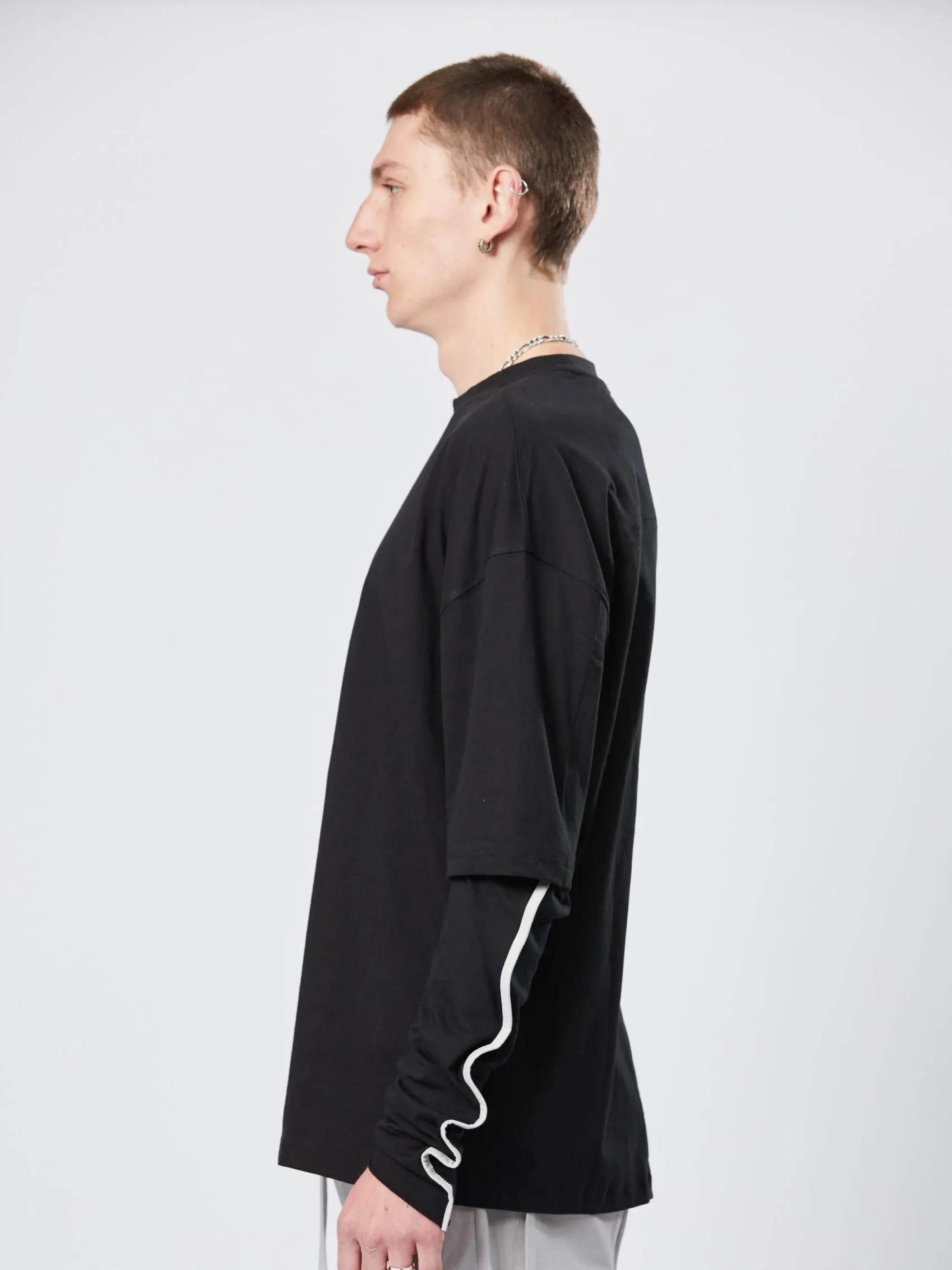 Лонгслив thom/krom M TS 766 Black