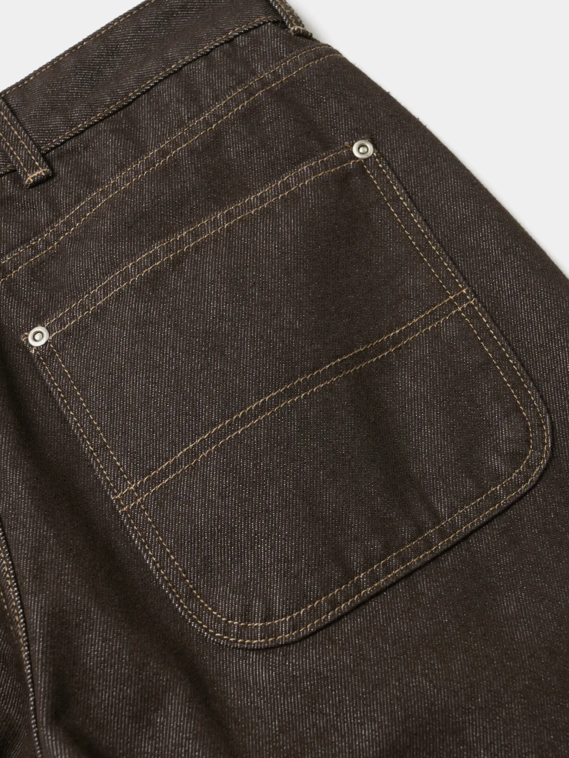 Шорты FrizmWORKS Work Tool Denim Half Brown