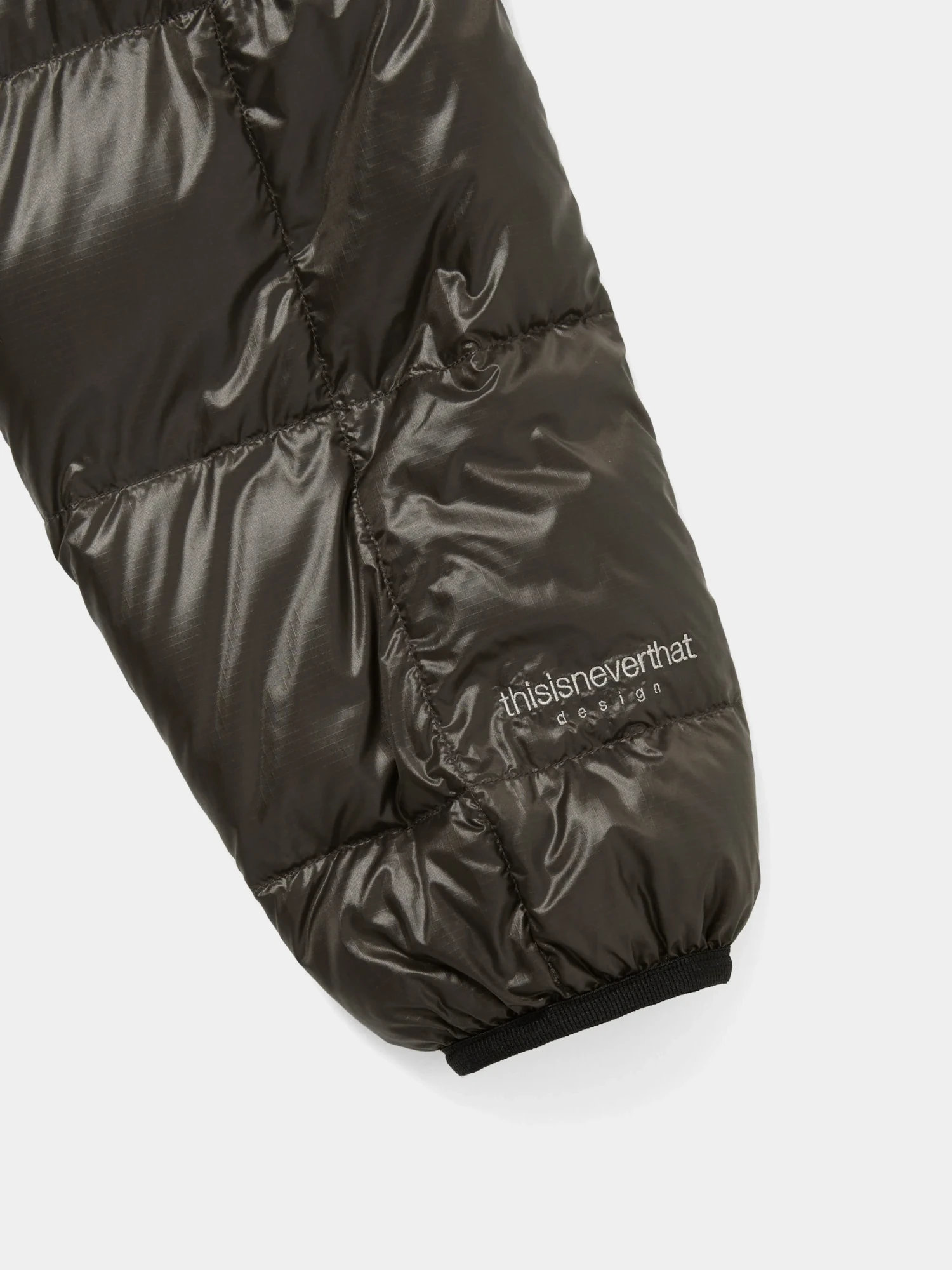 Пуховик thisisneverthat Pertex Light Down Brown Black