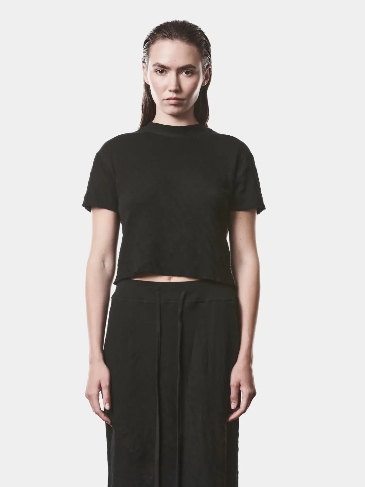 Женская футболка thom/krom W TS 619 Black