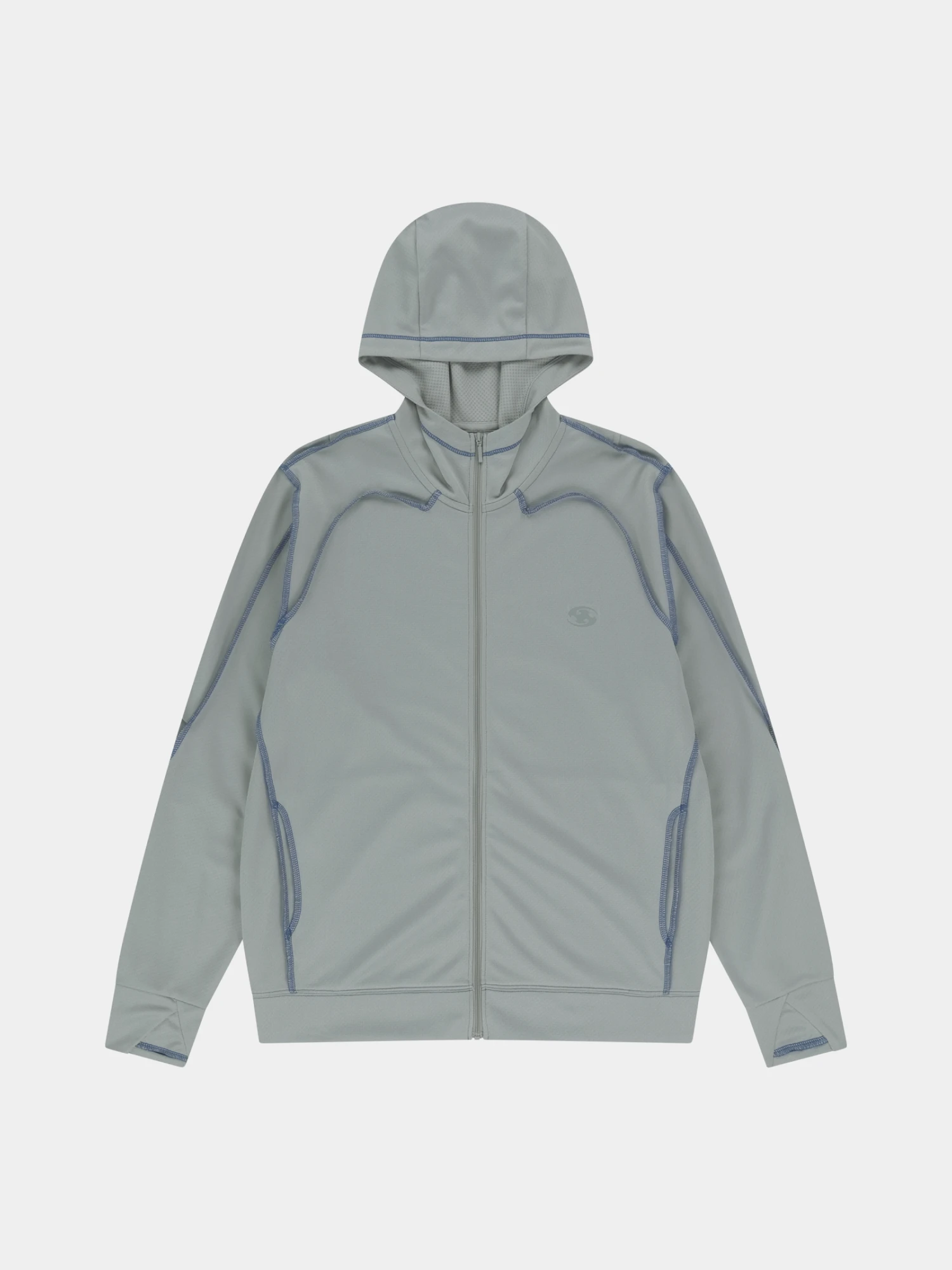 Зип-худи SAN SAN GEAR Overlock Mesh Grey
