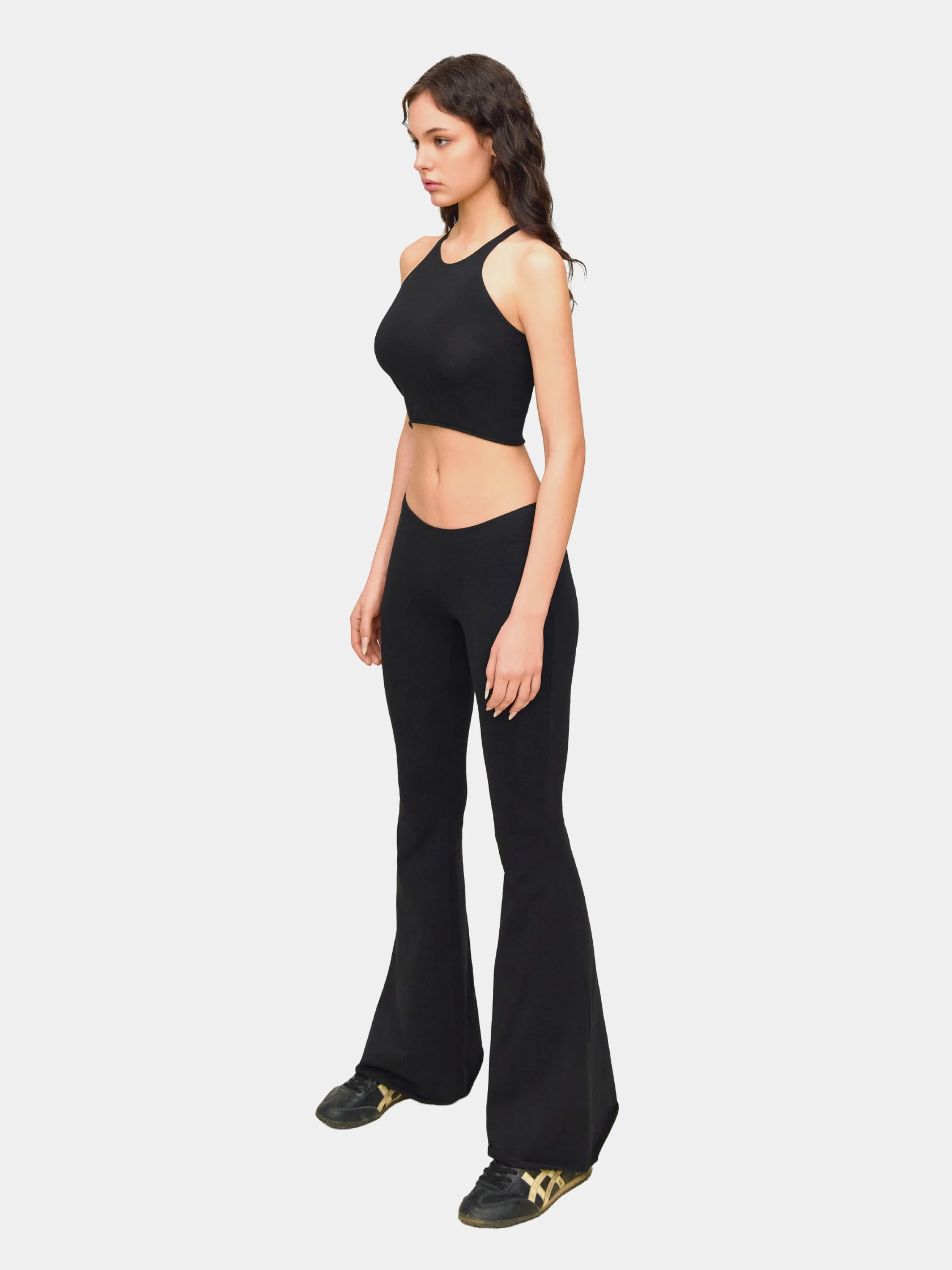 Женские брюки XSAI Flared Legginns Dusty Black