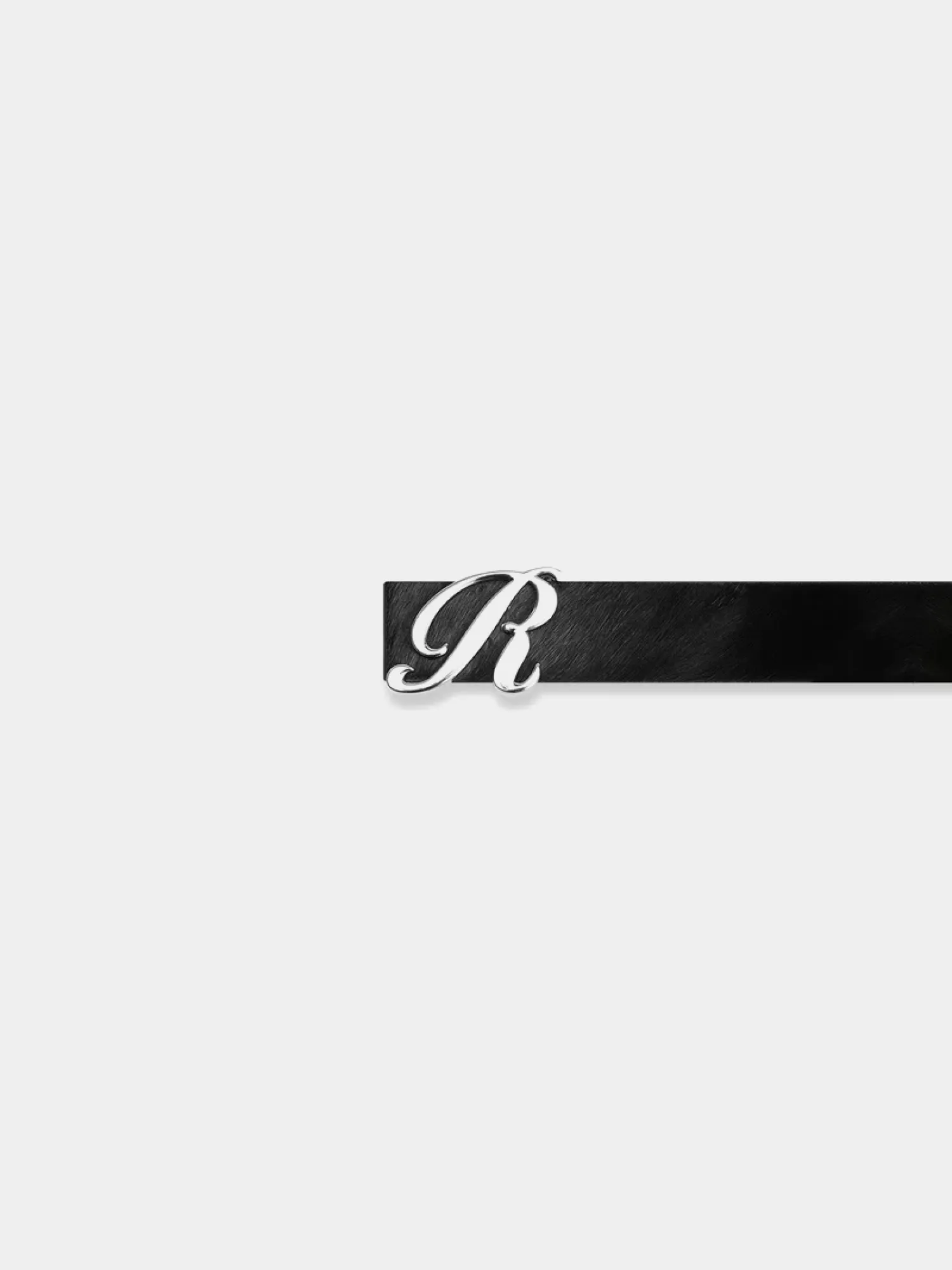 Ремень RETERNITY Pony Fur Belt Black