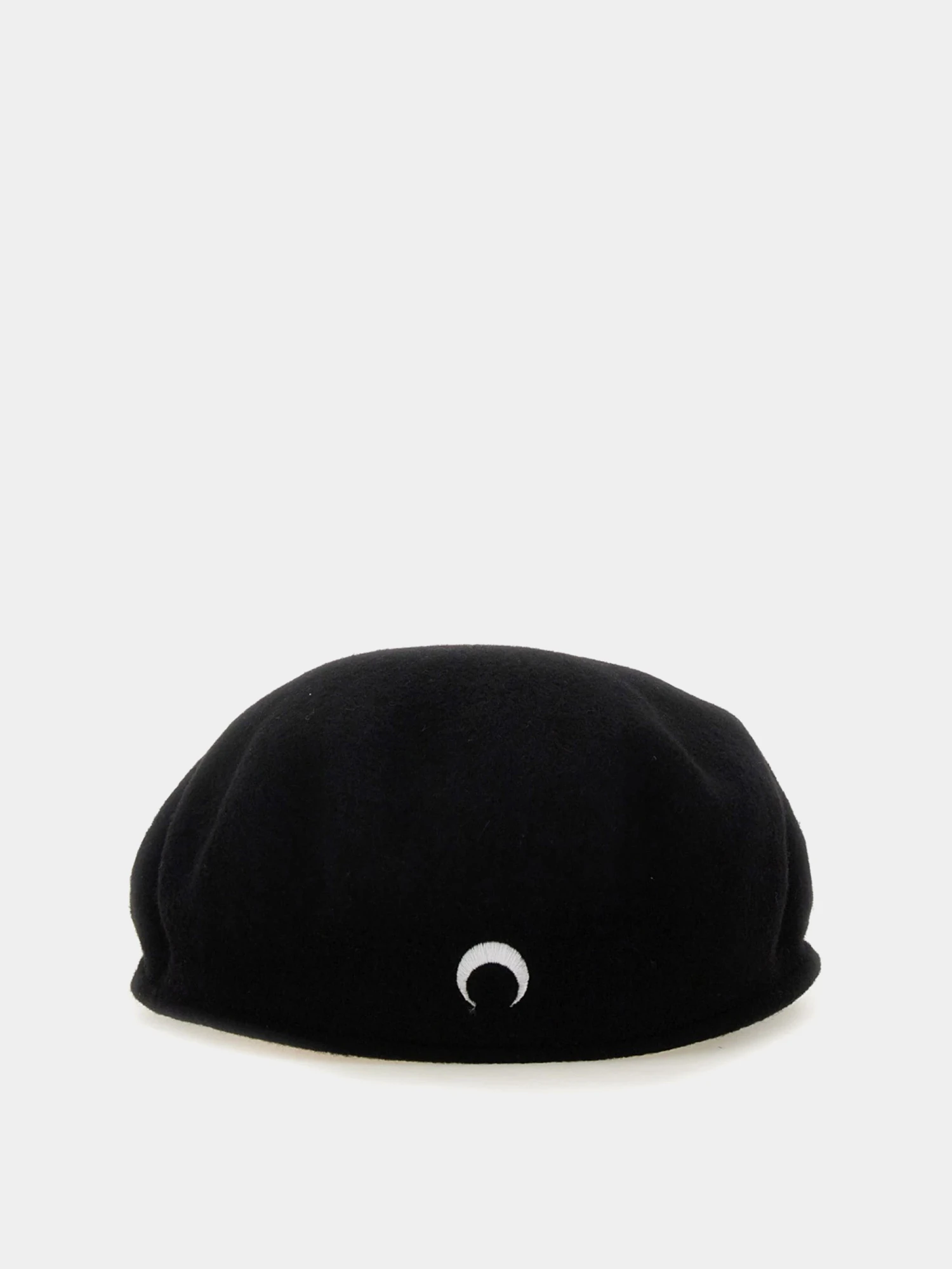 Берет Marine Serre Moon Logo Felted Wool Beret Black