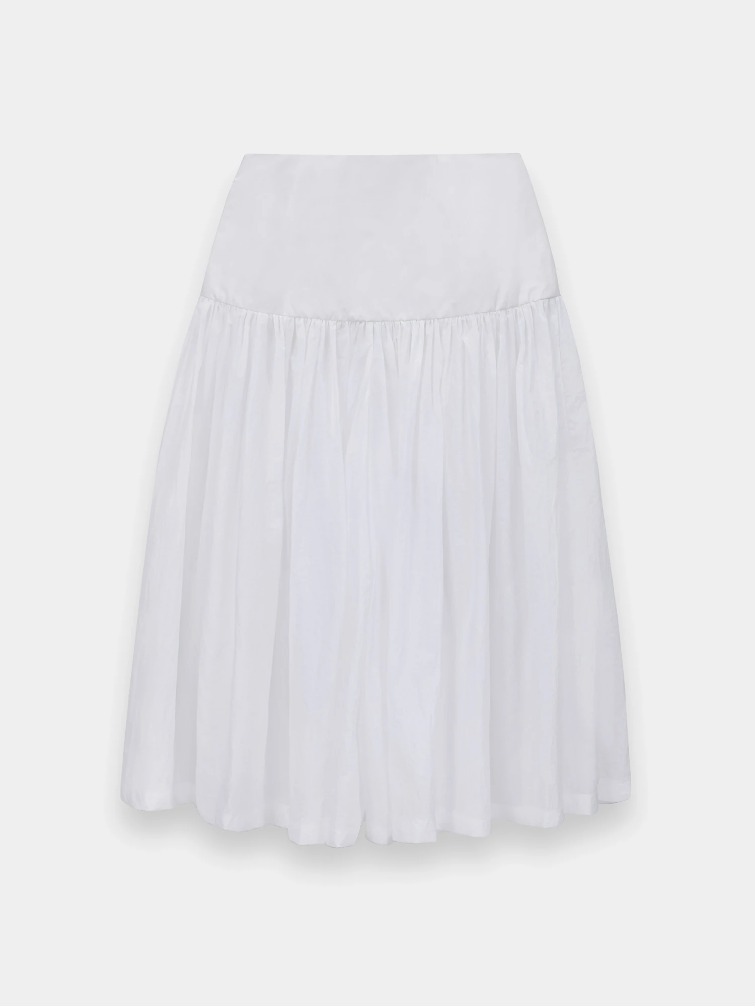 Женские брюки AMOMENTO Shirring Culotte White