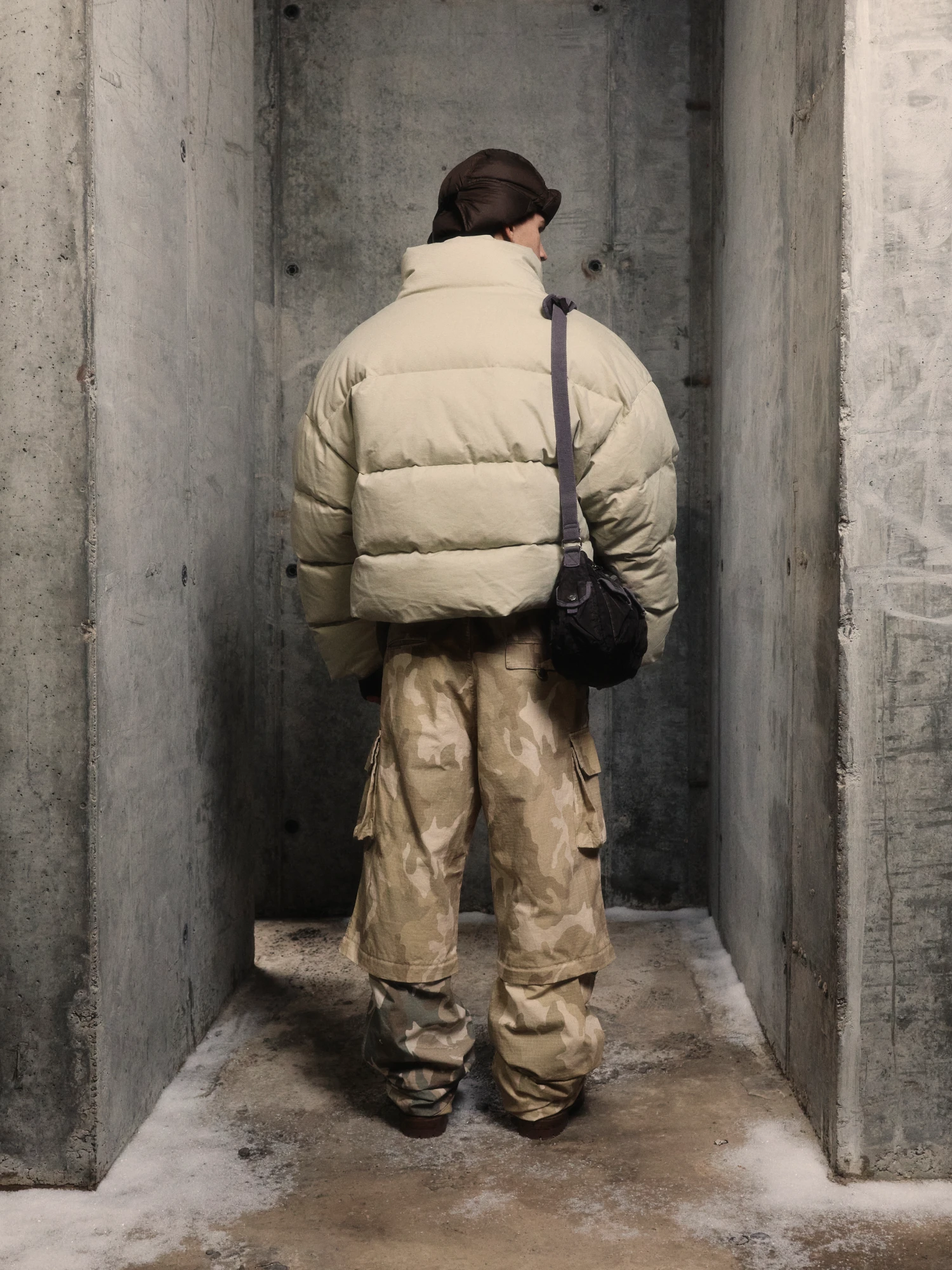 Брюки 424 Cargo Detachable Bermudas Washed Sand Camo Stone