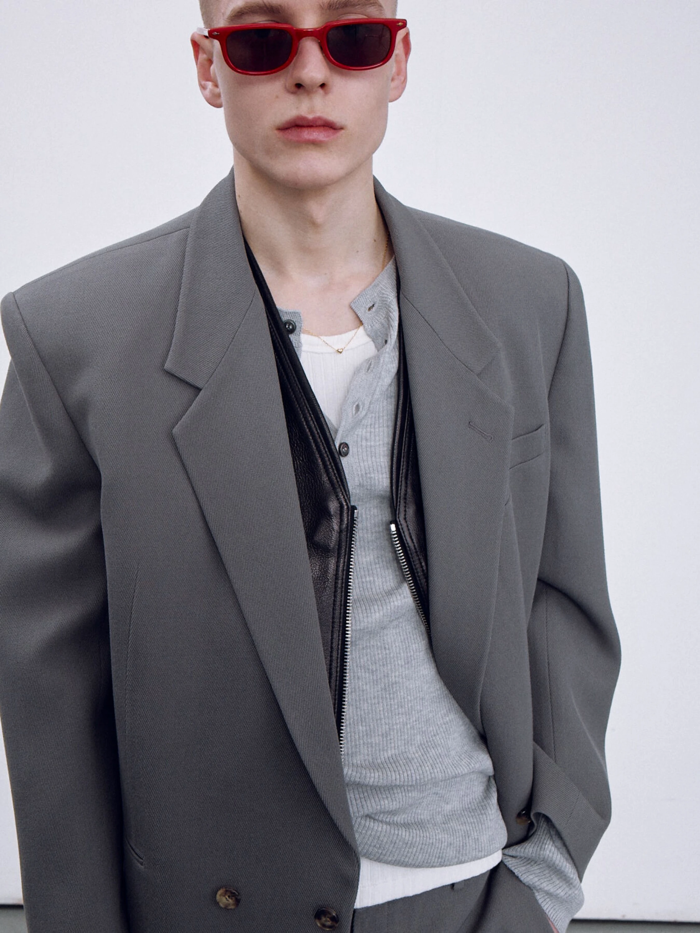Пиджак Recto Groove Oversize Tailored Jacket Grey