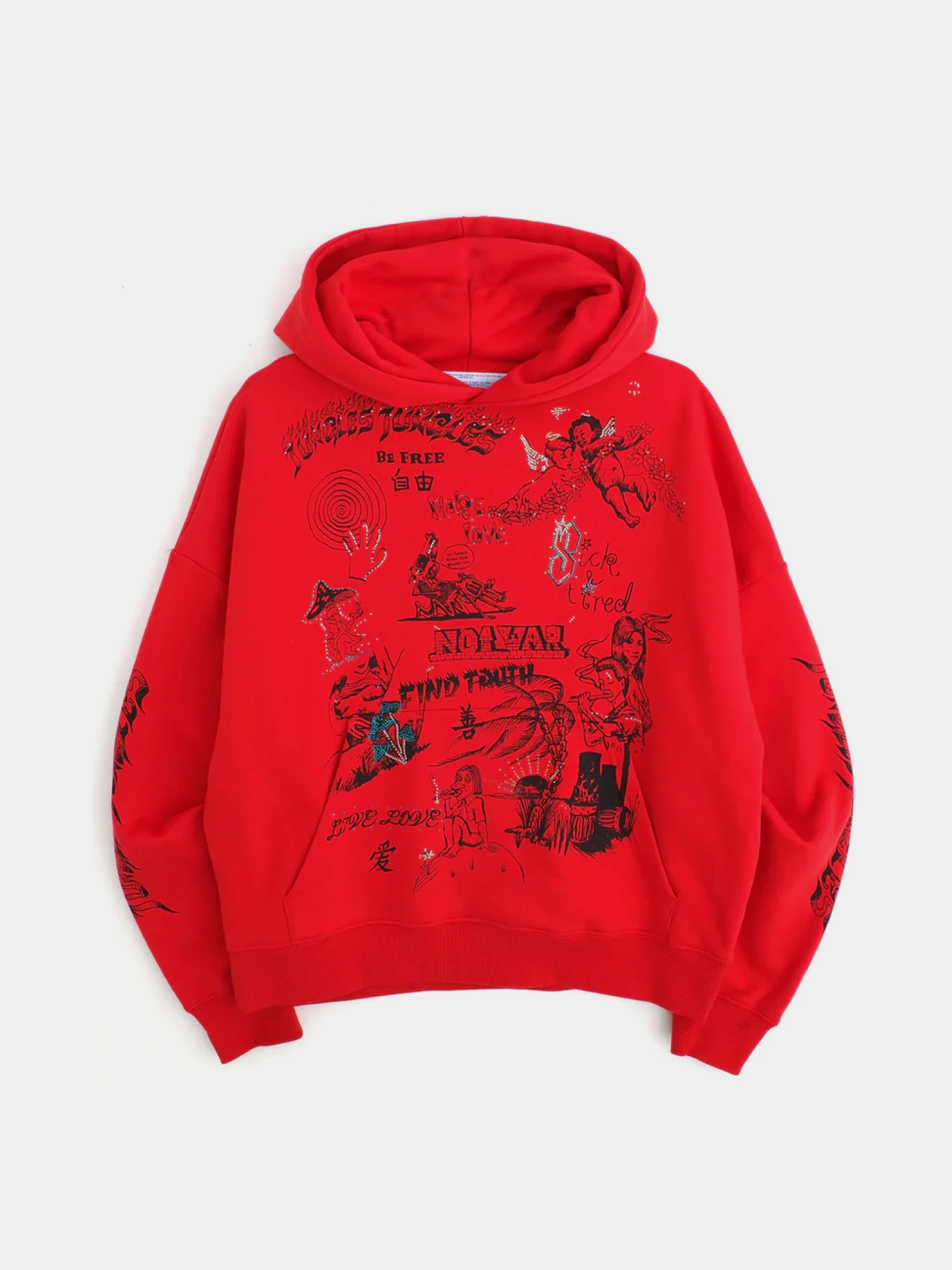 Худи Jungles Jungles Find Truth Hoodie Red