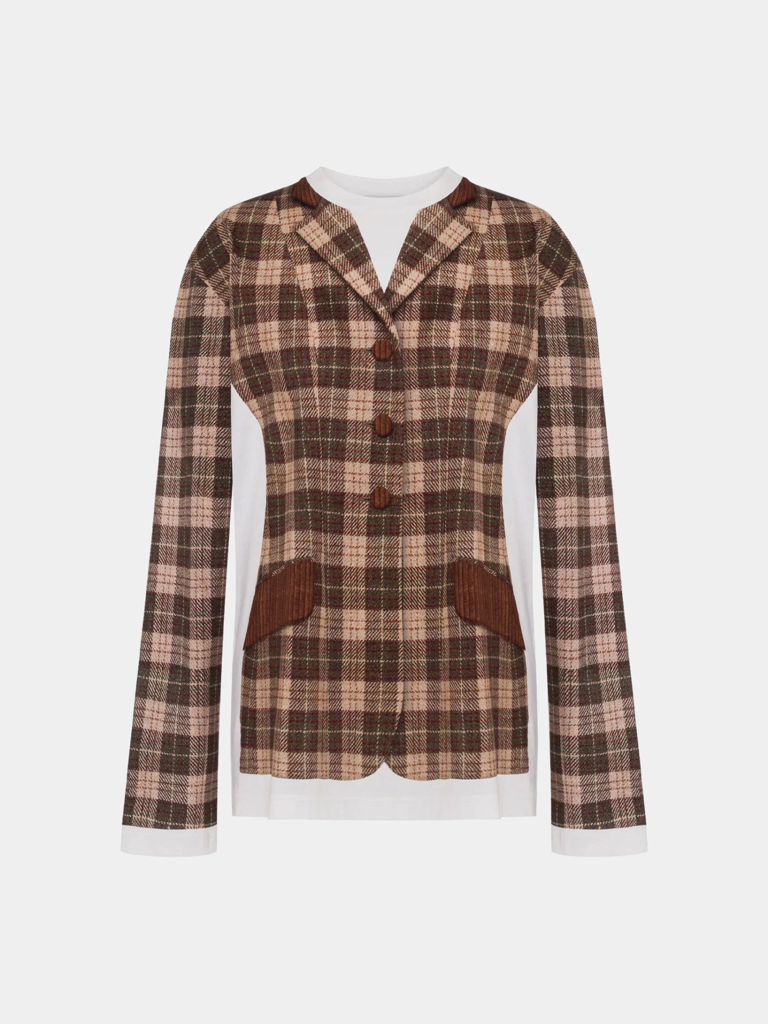 Женский лонгслив MOSCHINO Check Print L/S Multi