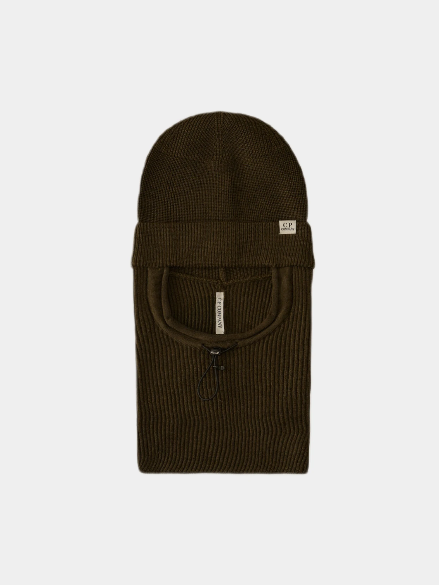 Балаклава C.P. Company Extrafine Merino Wool Ski Mask Ivy Green