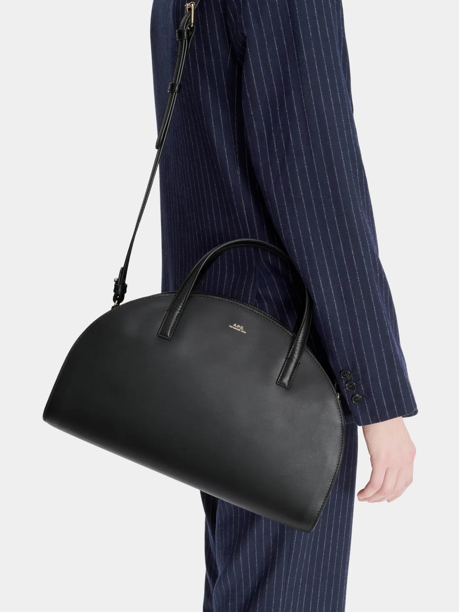 Сумка A.P.C. Demi-Lune Tote Bag Noir