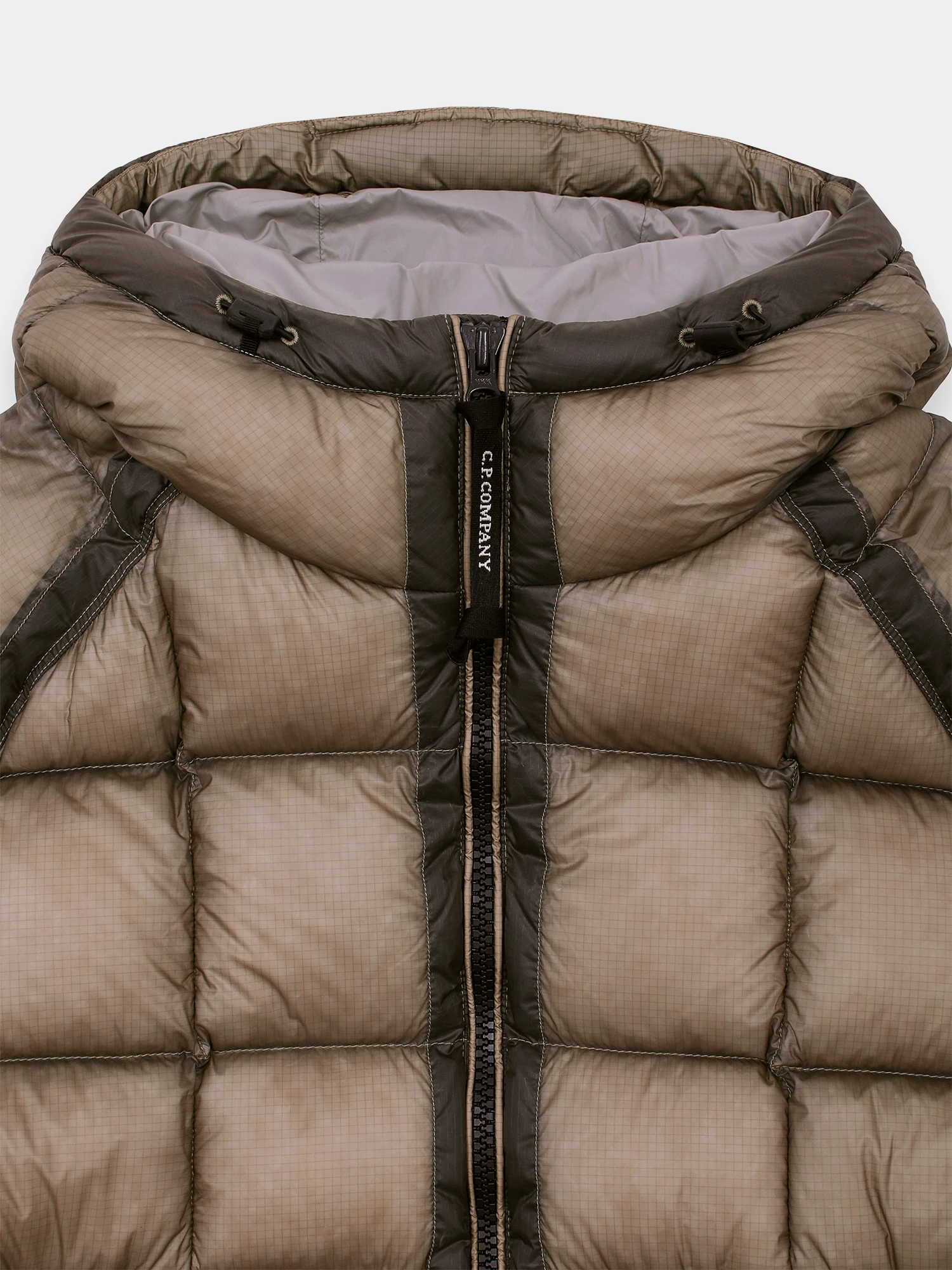 Пуховик C.P. Company D.D. Shell Hooded Medium Down Vintage Khaki