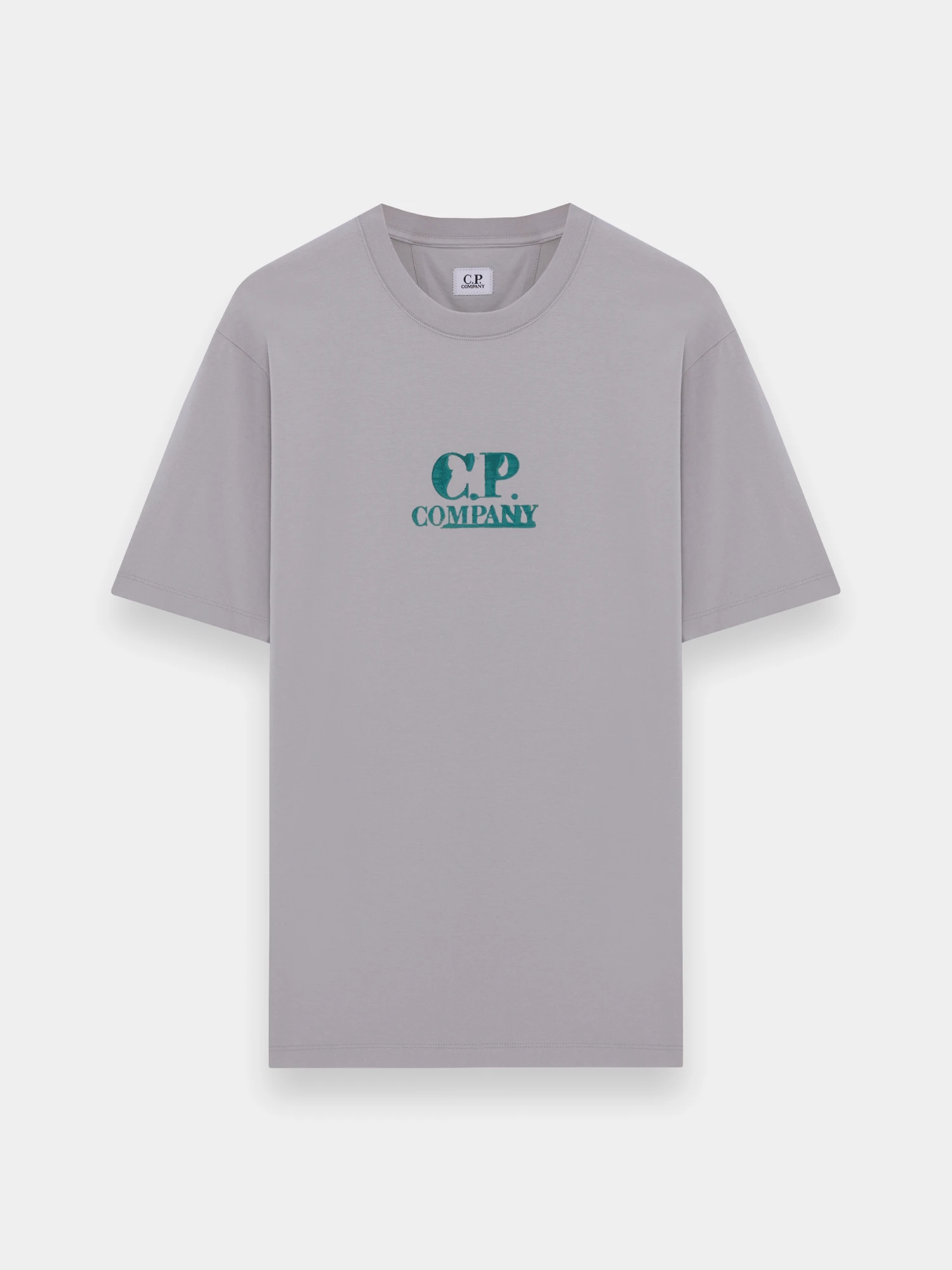 Футболка C.P. Company 30/1 Jersey Graphic Logo Blue Fox