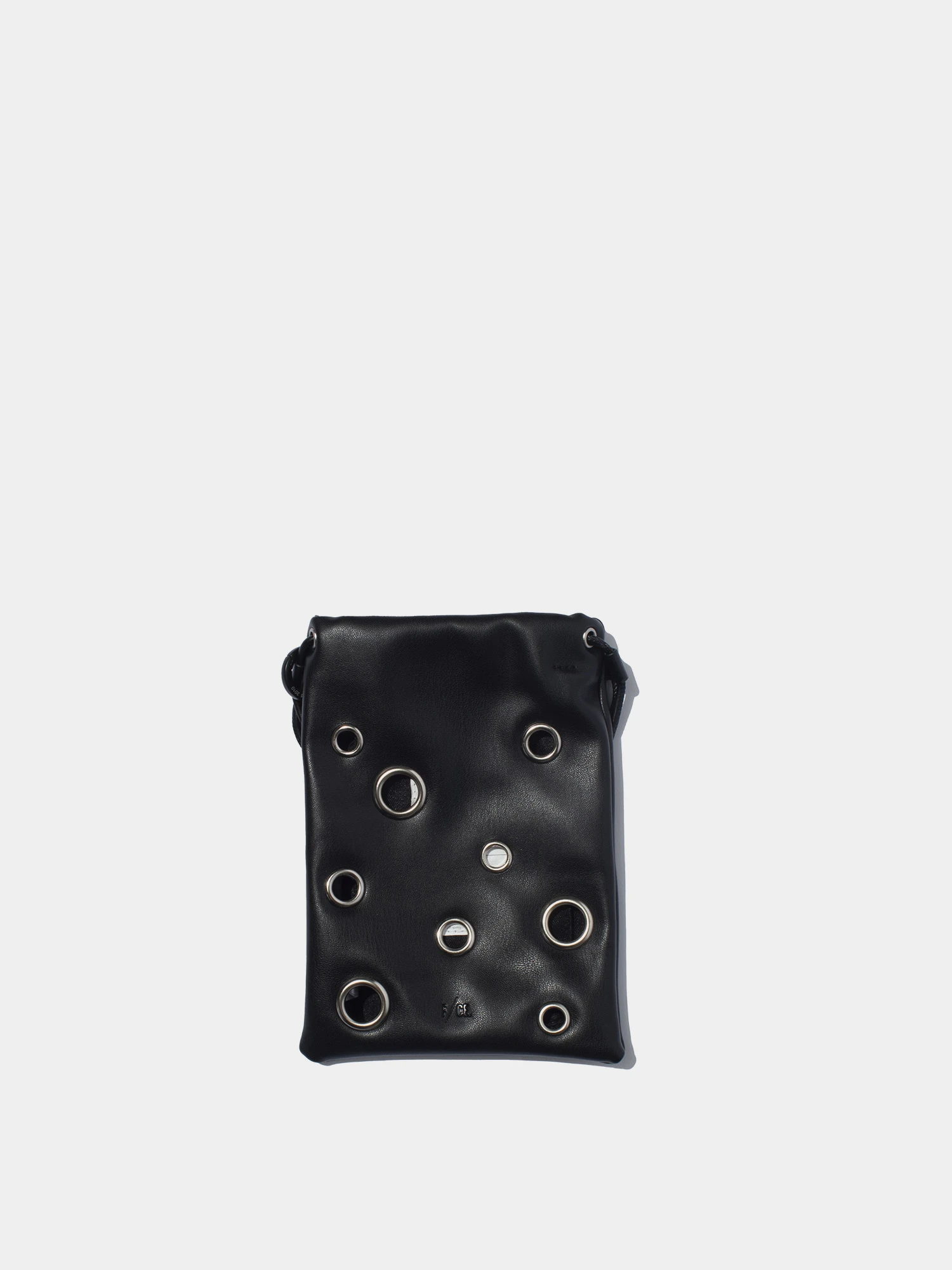 Сумка F/CE. Tech Leather Eyelet Pochette Black