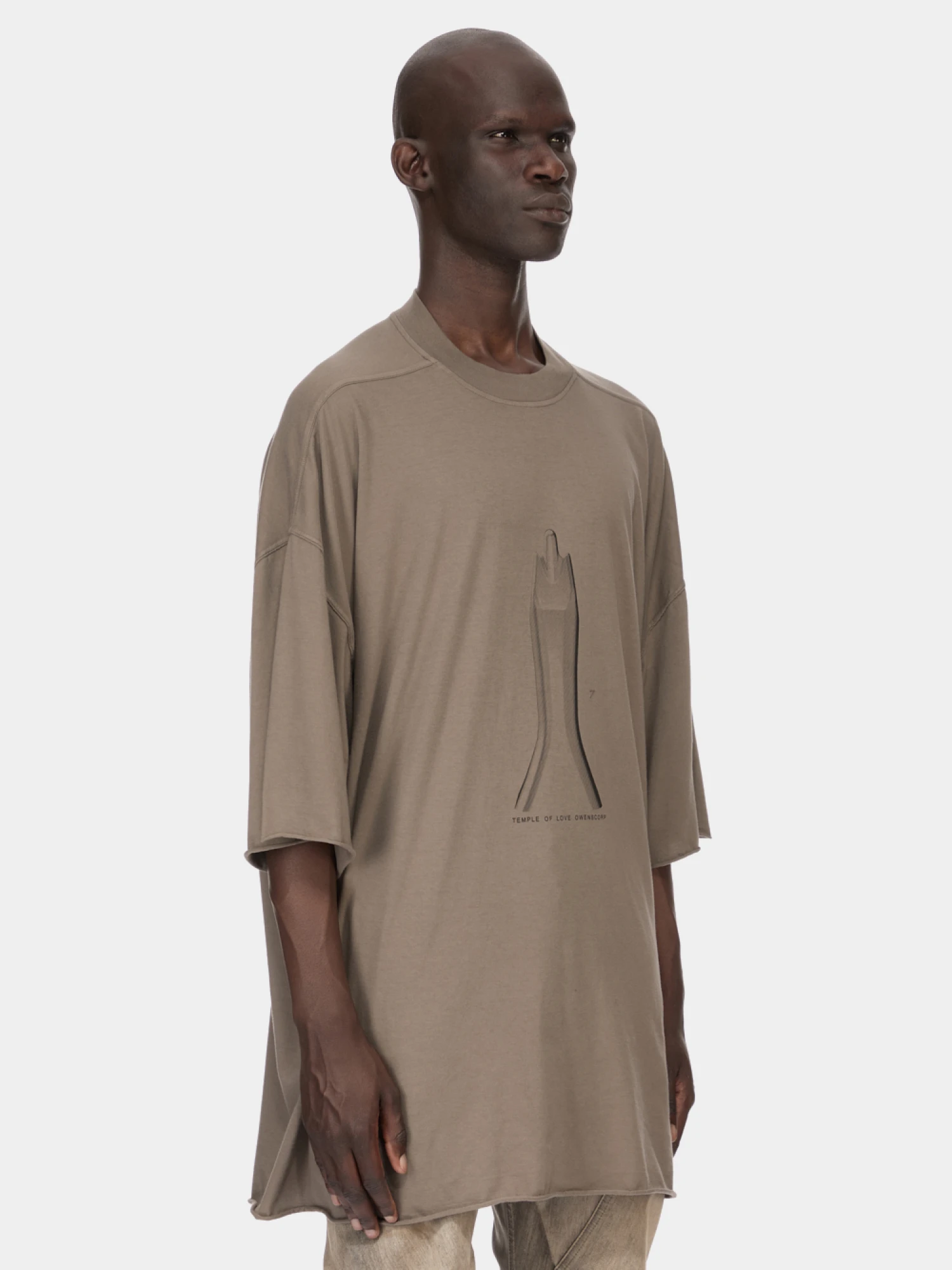 Футболка RICK OWENS DRKSHDW Tommy T Dust/Black