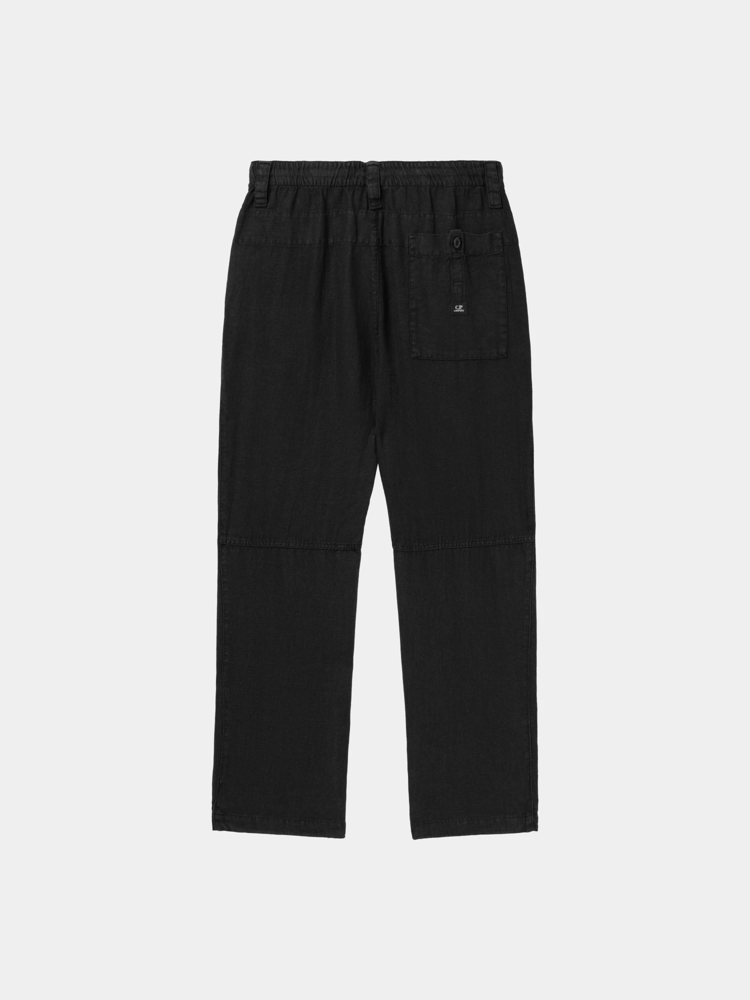 Брюки C.P. Company Linen Cargo Pants Black