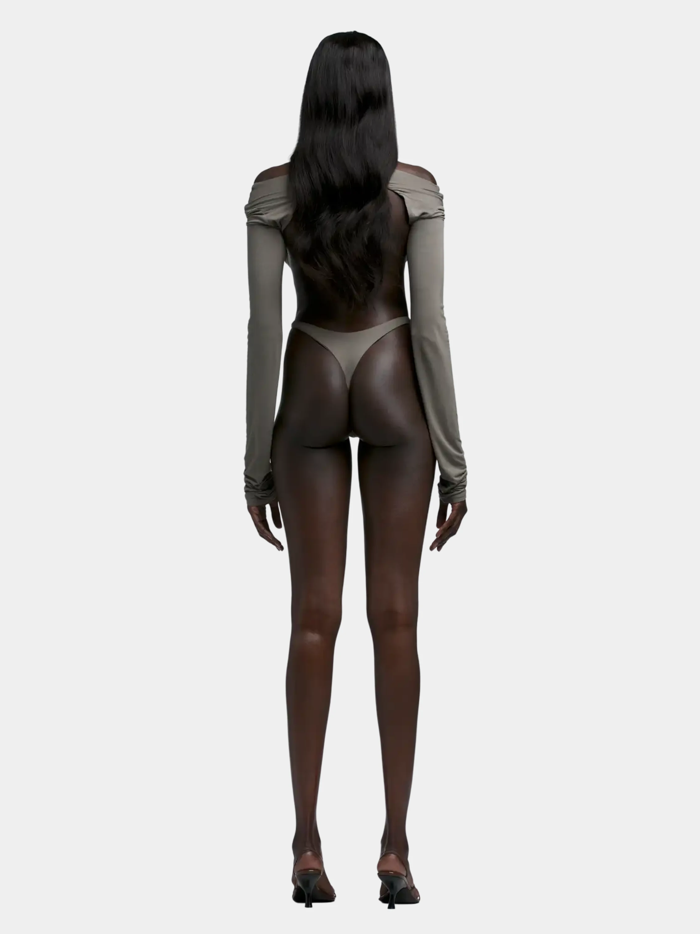Женское боди entire studios Valve LS Bodysuit Rock
