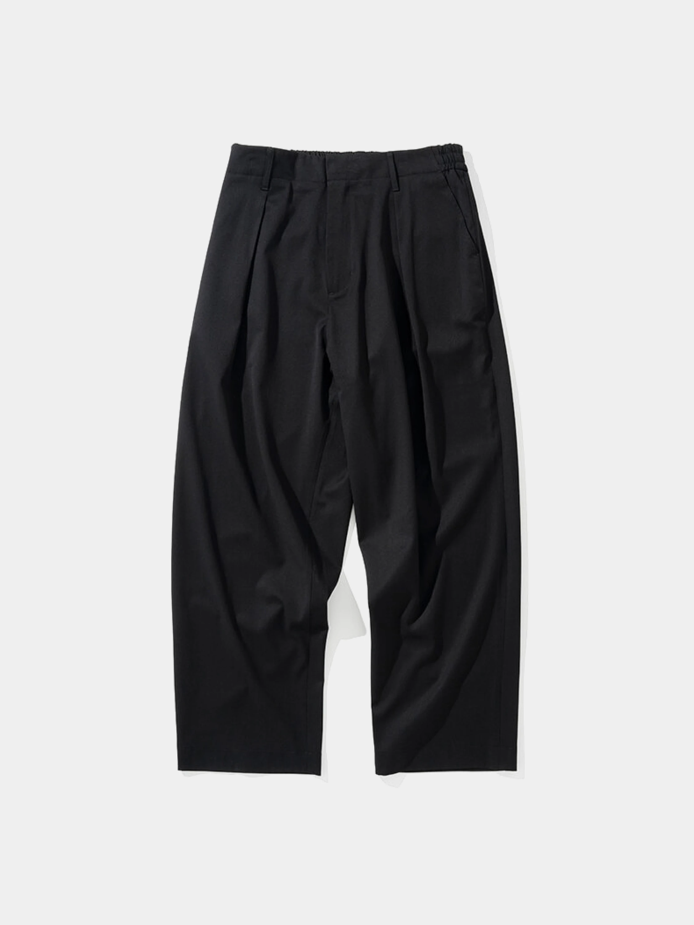 Брюки Uniform Bridge One Tuck Banding Slacks Black