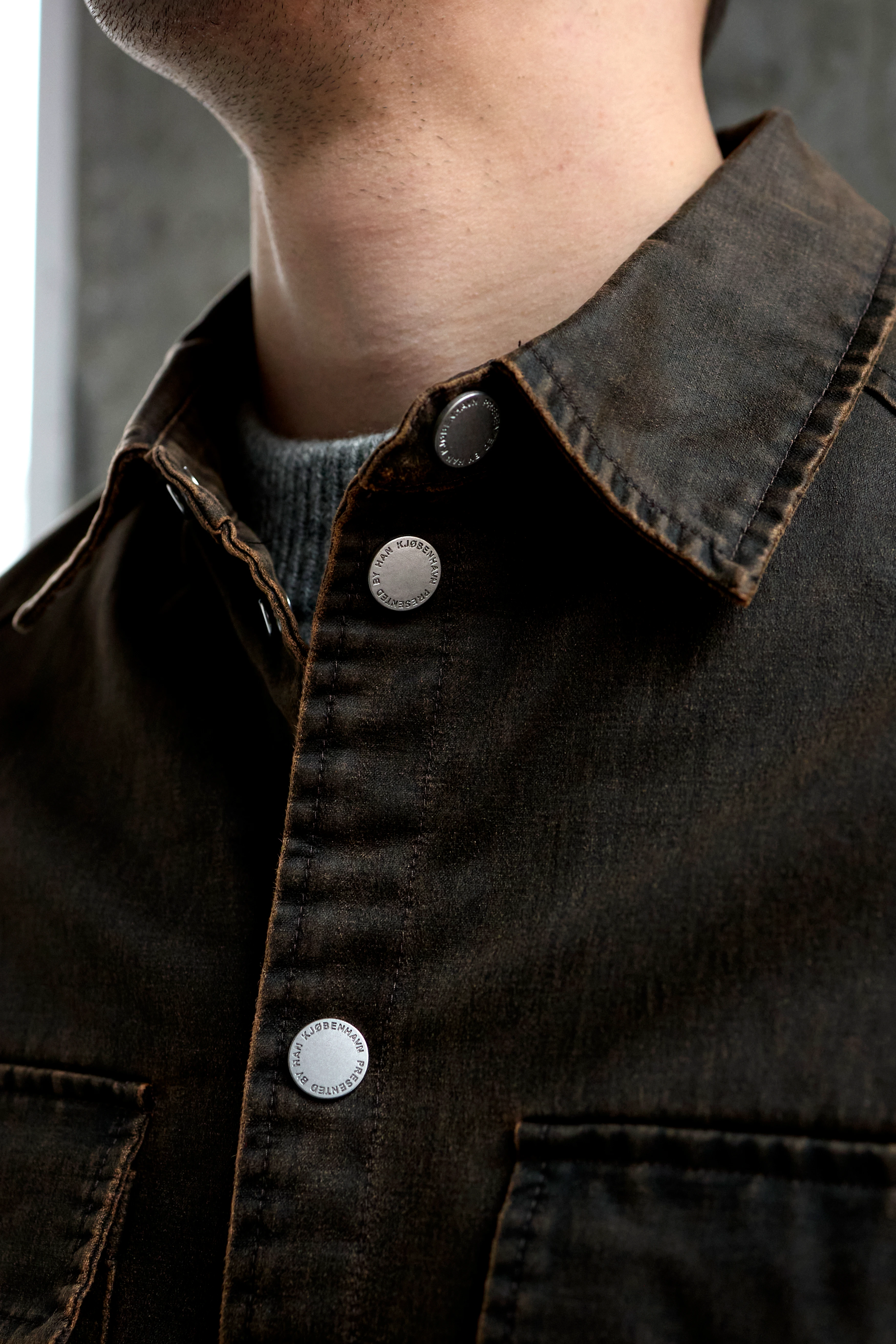 Овершот Han Kjøbenhavn Washed Overshirt Dirty Tint