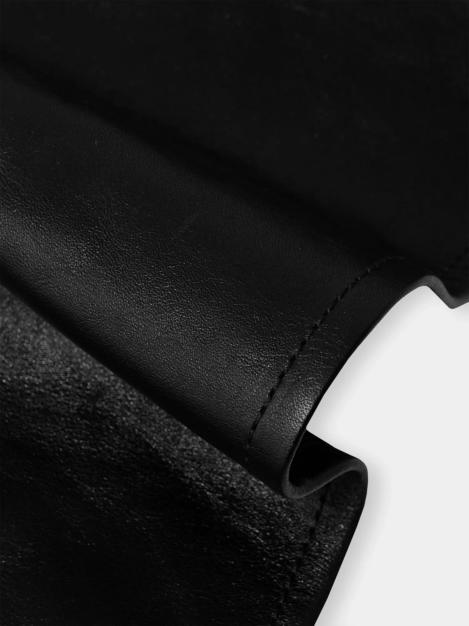 Женская юбка MUGLER Mermaid Leather Black