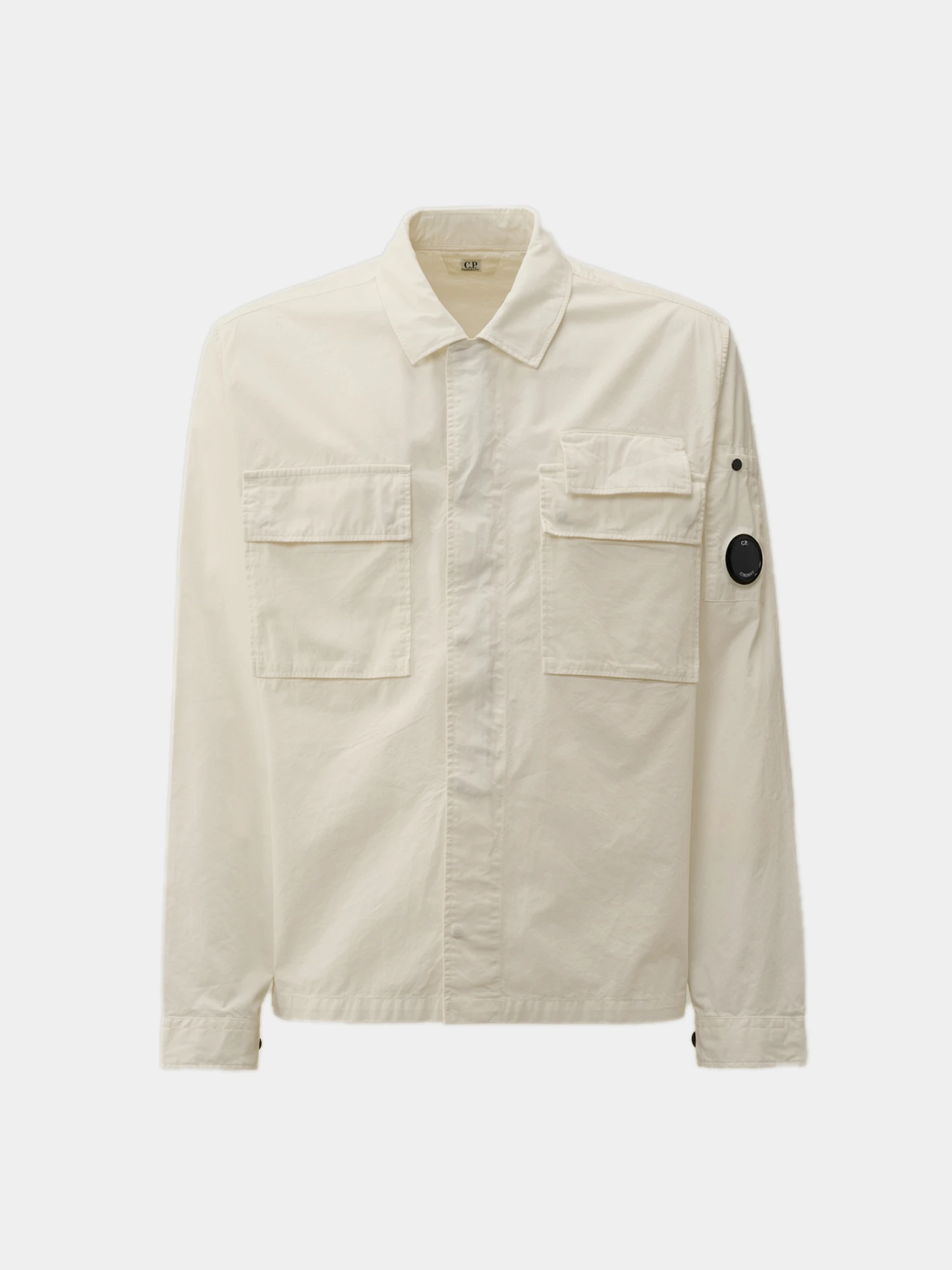 Рубашка C.P. Company Organic Gabardine Utility Gauze White