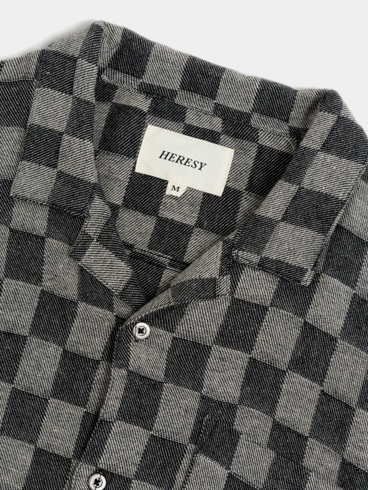 Рубашка Heresy Trellis Revere Black Check