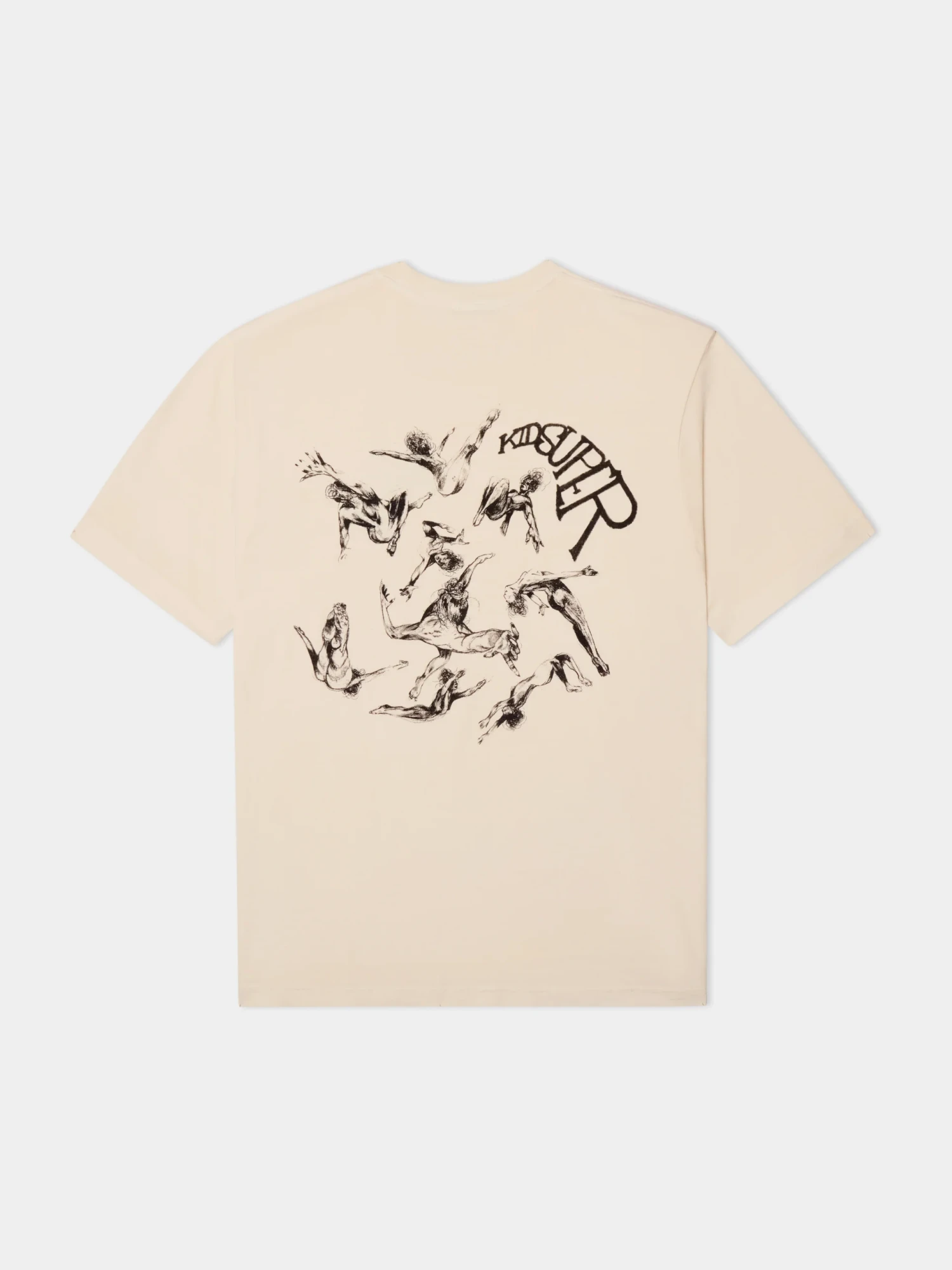 Футболка KidSuper Trapeze Woman Tee Cream