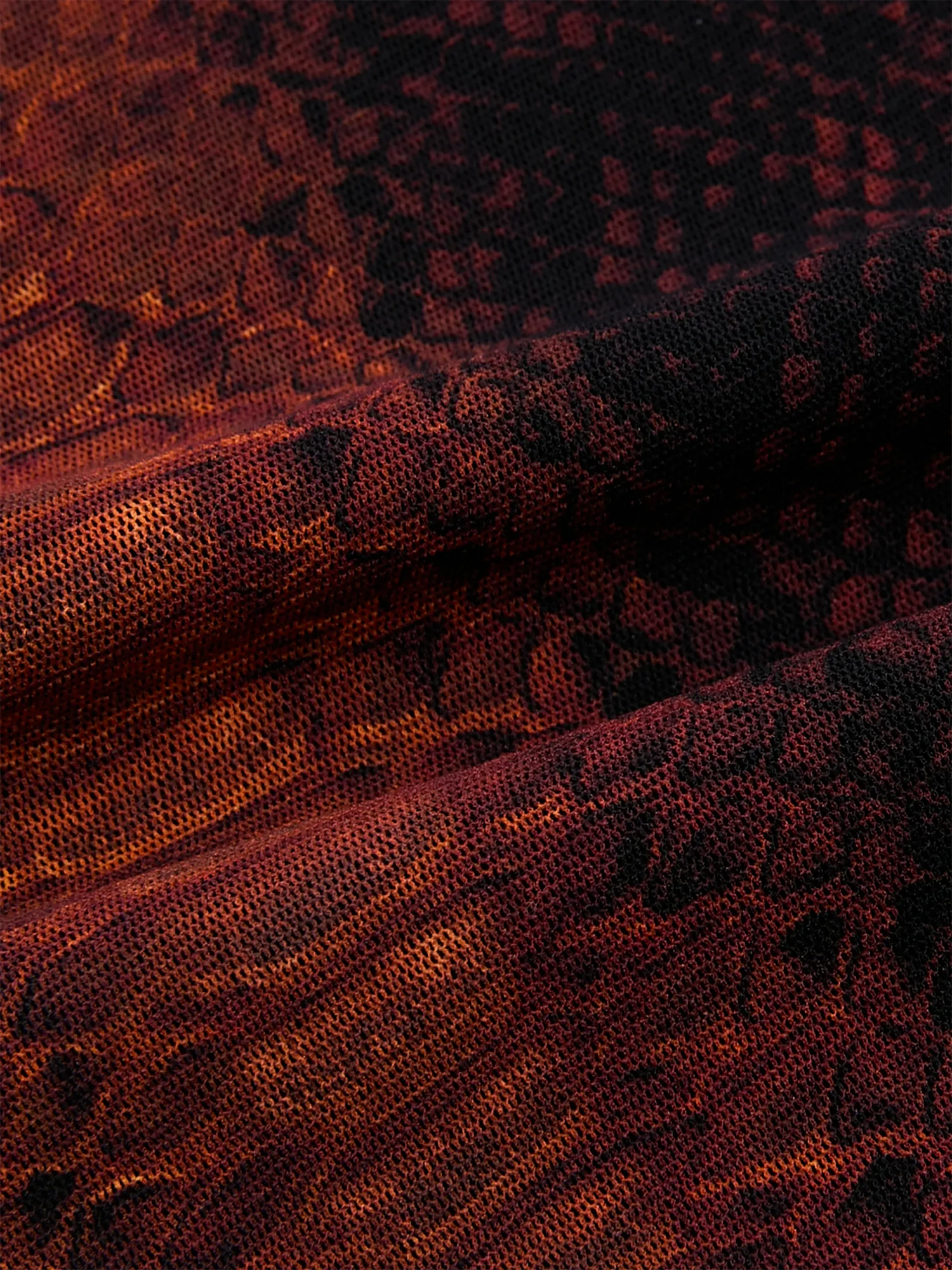 Женское платье Jean Paul Gaultier Mesh High Neck Printed Python Brown/Black