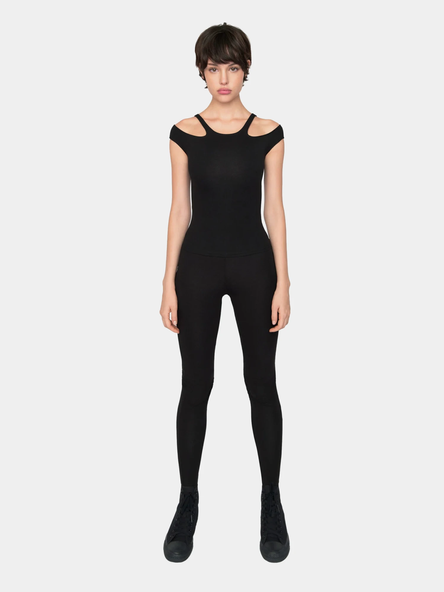 Женский топ XSAI Holey Top 02 Dusty Black