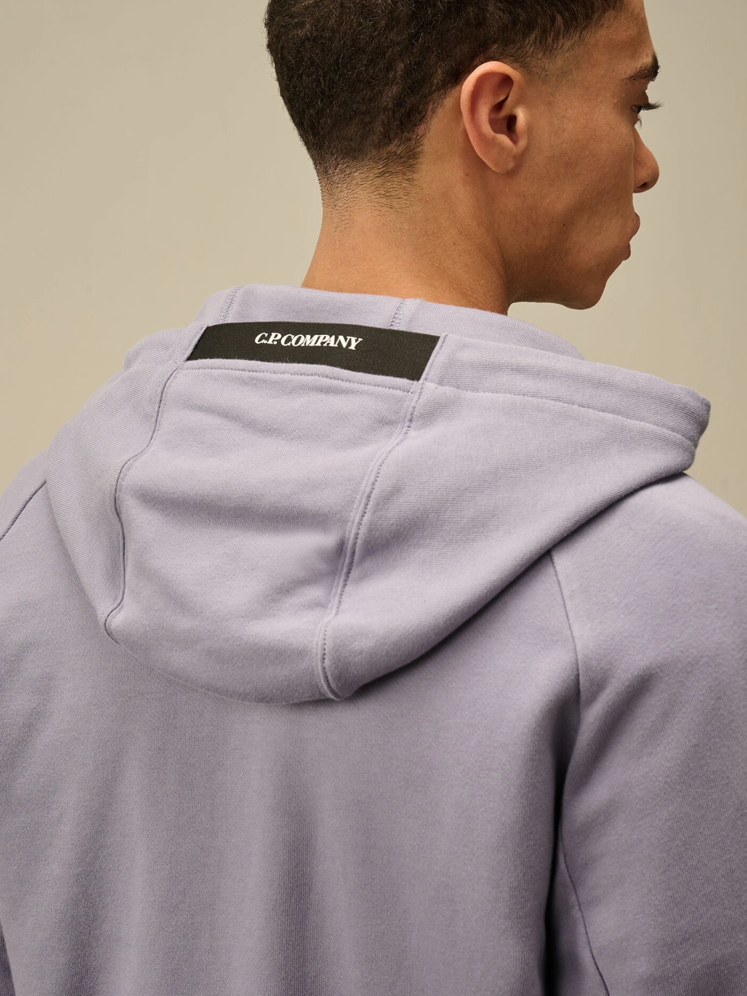 Зип-худи C.P. Company Diagonal Raised Fleece Lavander Violet