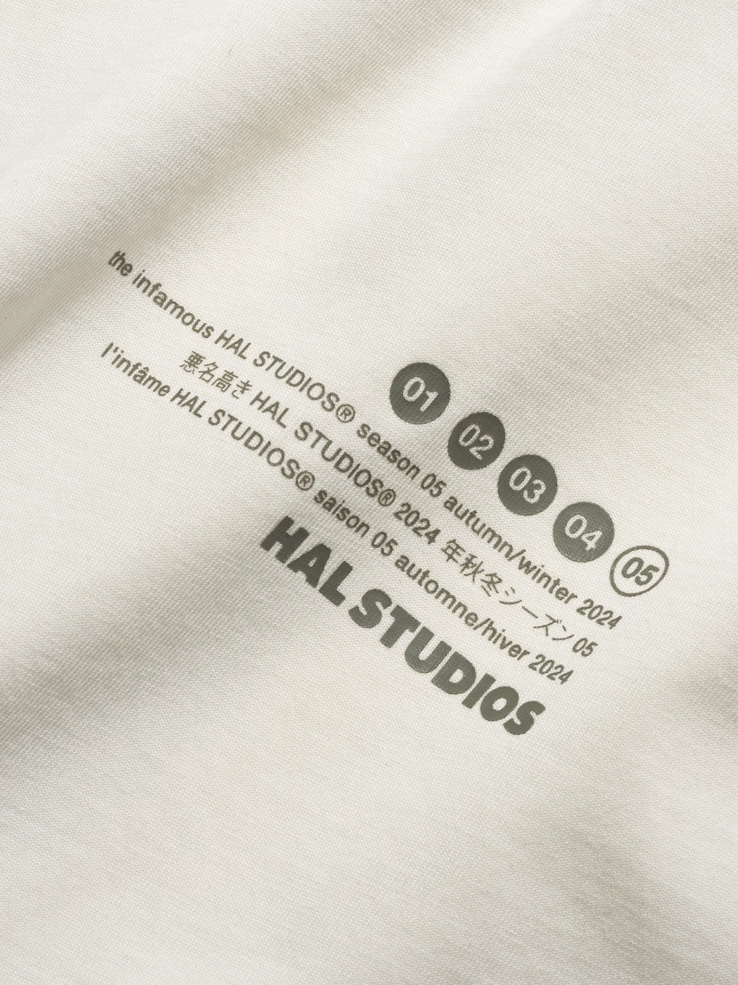Футболка HAL STUDIOS Season 05 T-Shirt Off White