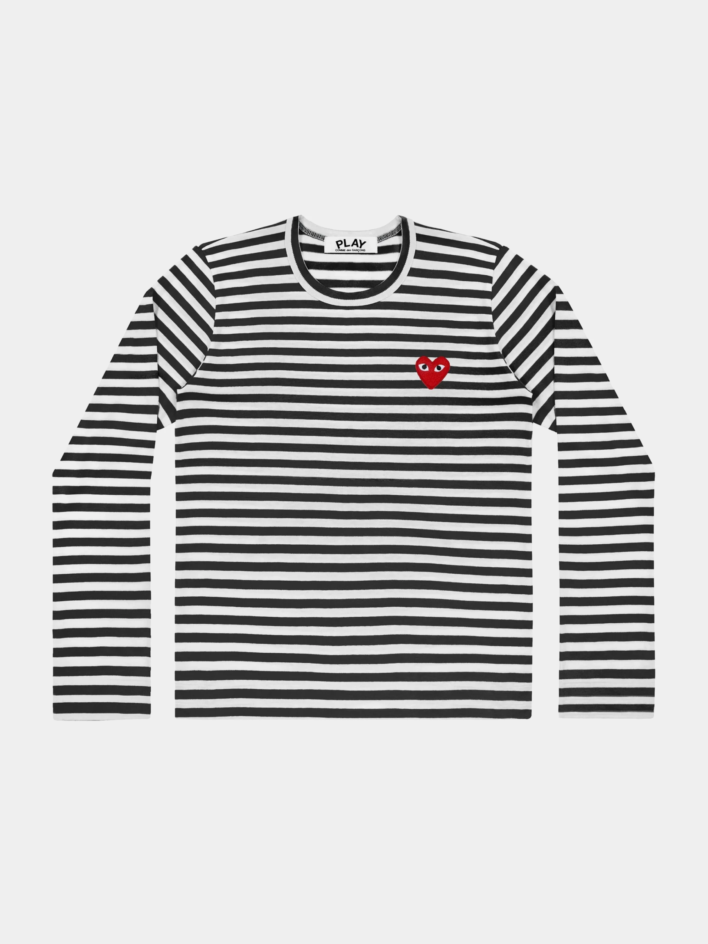 Лонгслив Comme des Garçons PLAY Striped Black