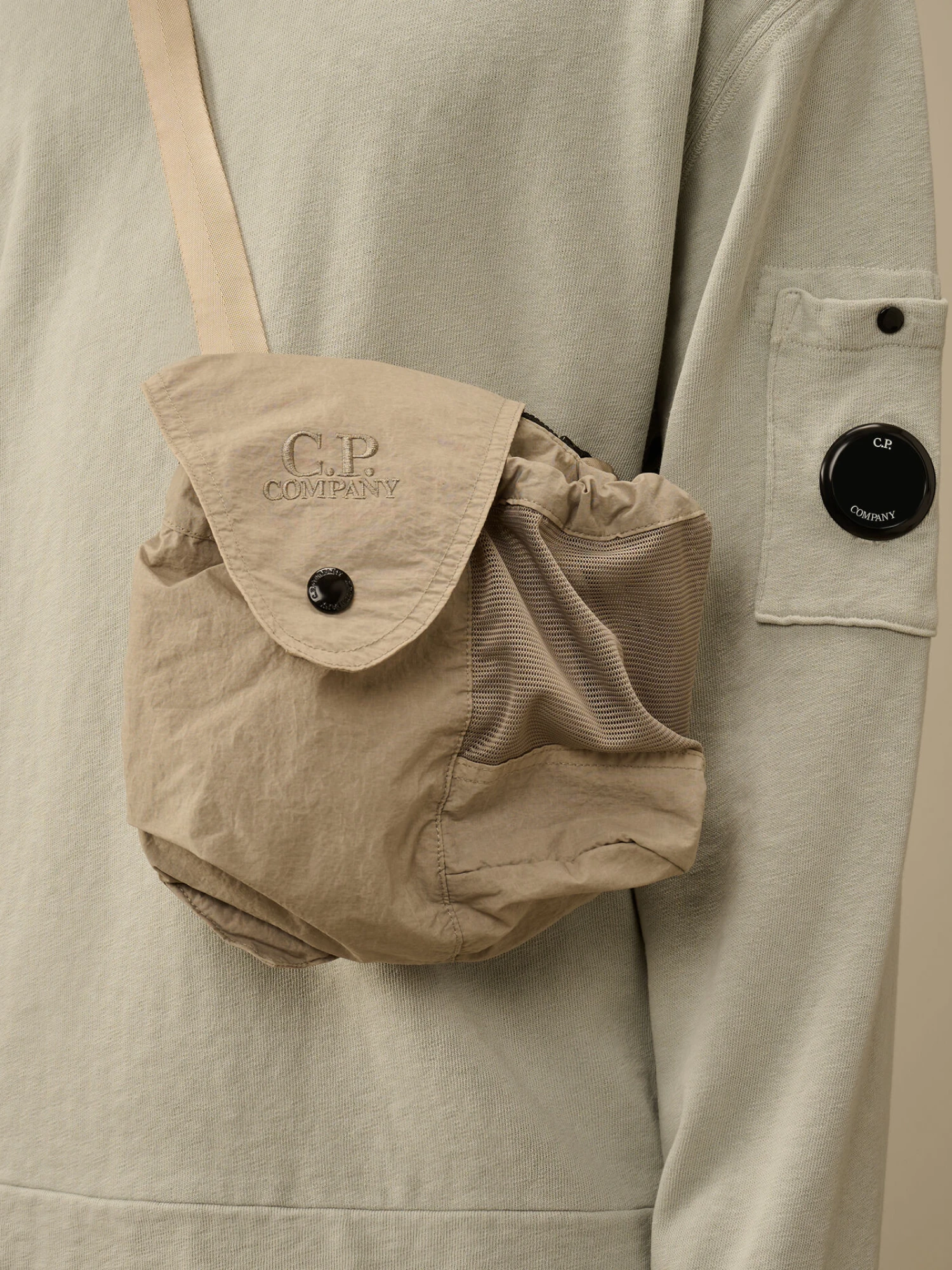 Сумка C.P. Company Plain Paper Touch Mini Vintage Khaki
