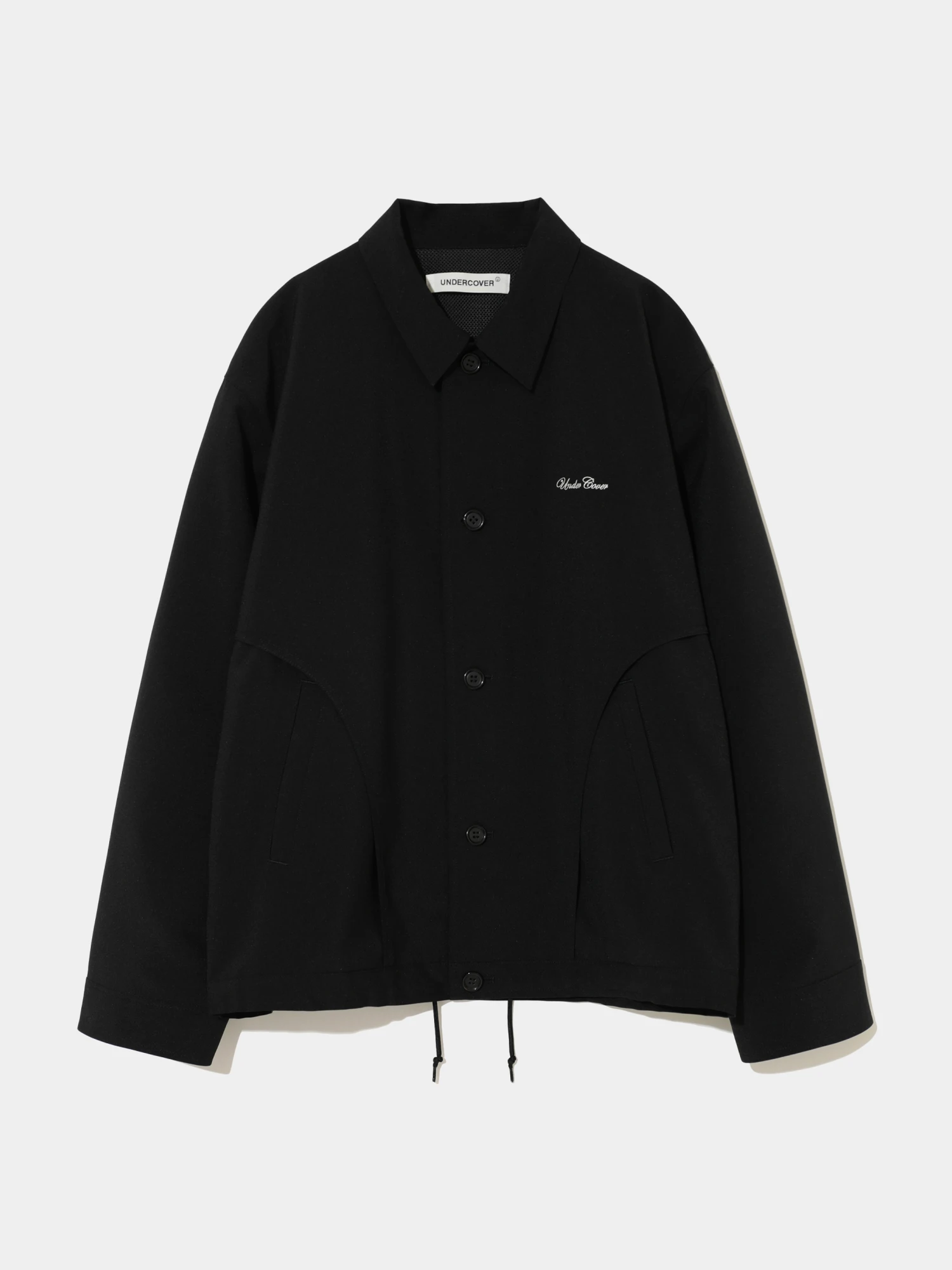 Овершот UNDERCOVER Coach Jacket Front Logo Black