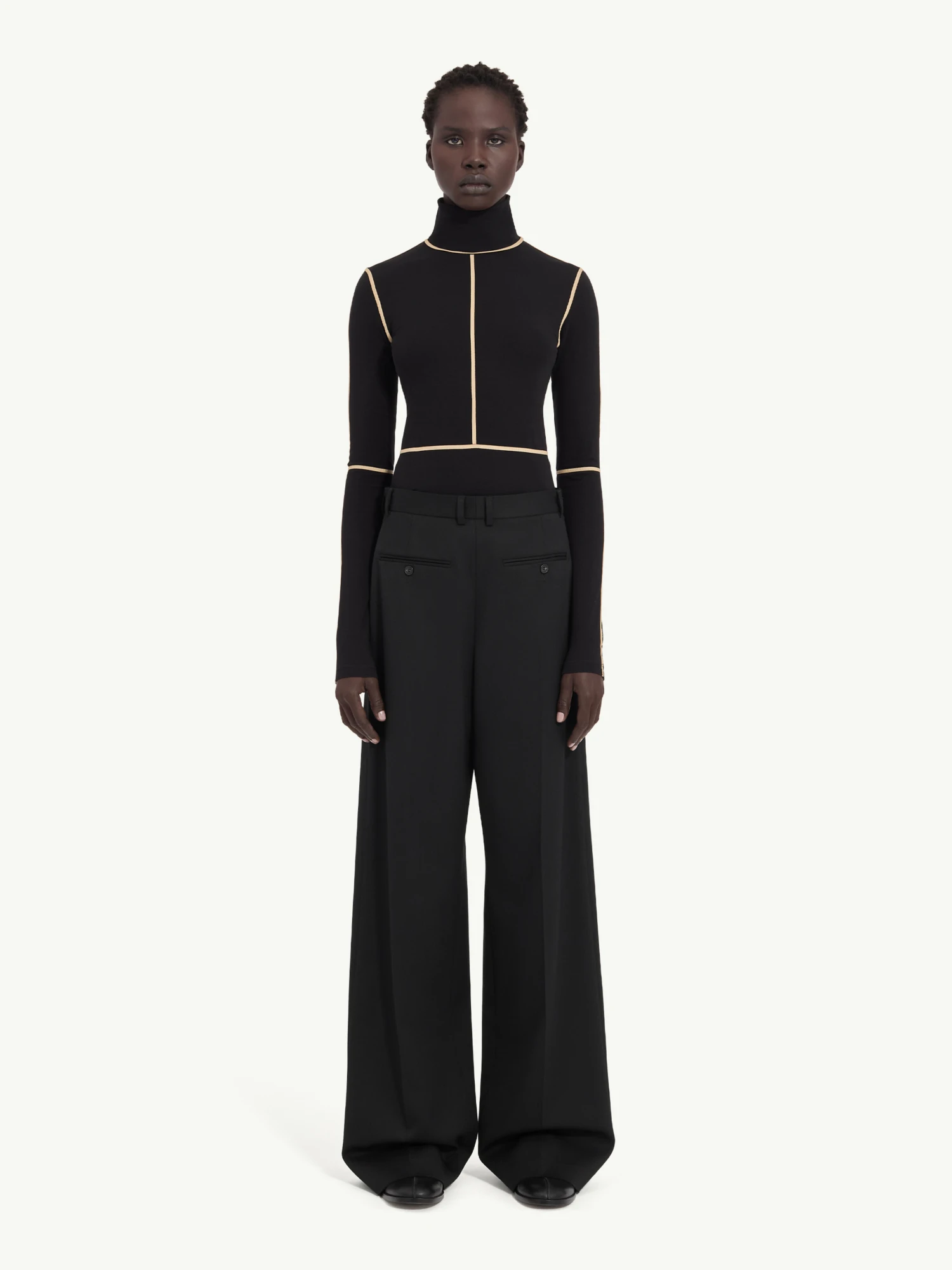 Женский бадлон MM6 Maison Margiela Contrast Black