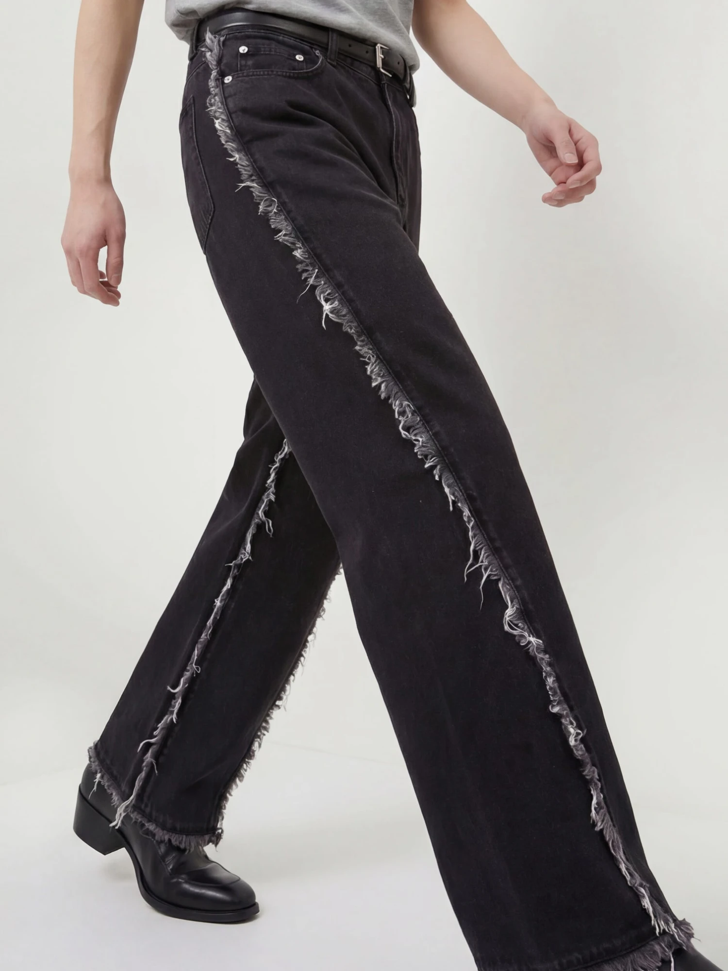 Джинсы lorenz Nico Fringe Washed Black