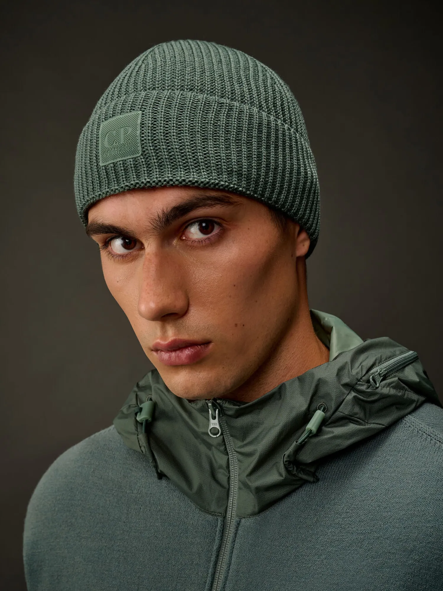 Шапка C.P. Company Metropolis Series Wool Sea Spray