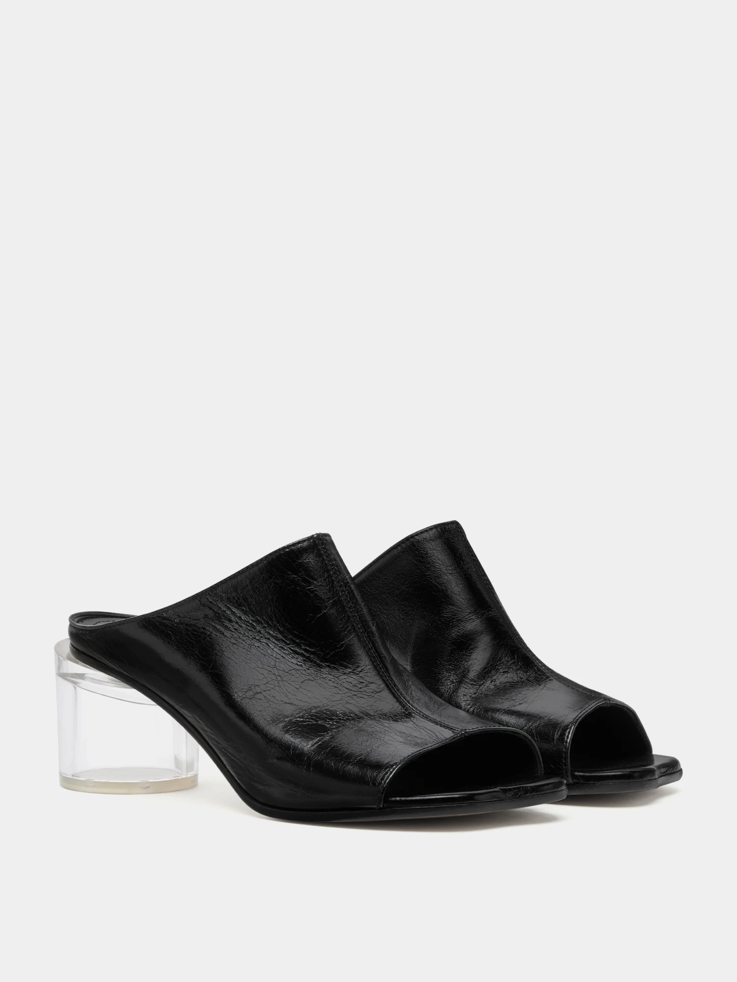 Женские мюли MM6 Maison Margiela Anatamic Black