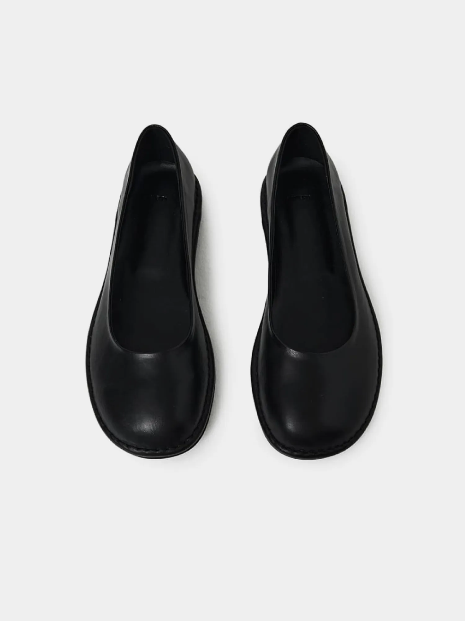 Женские балетки AMOMENTO Rounded Flats Black