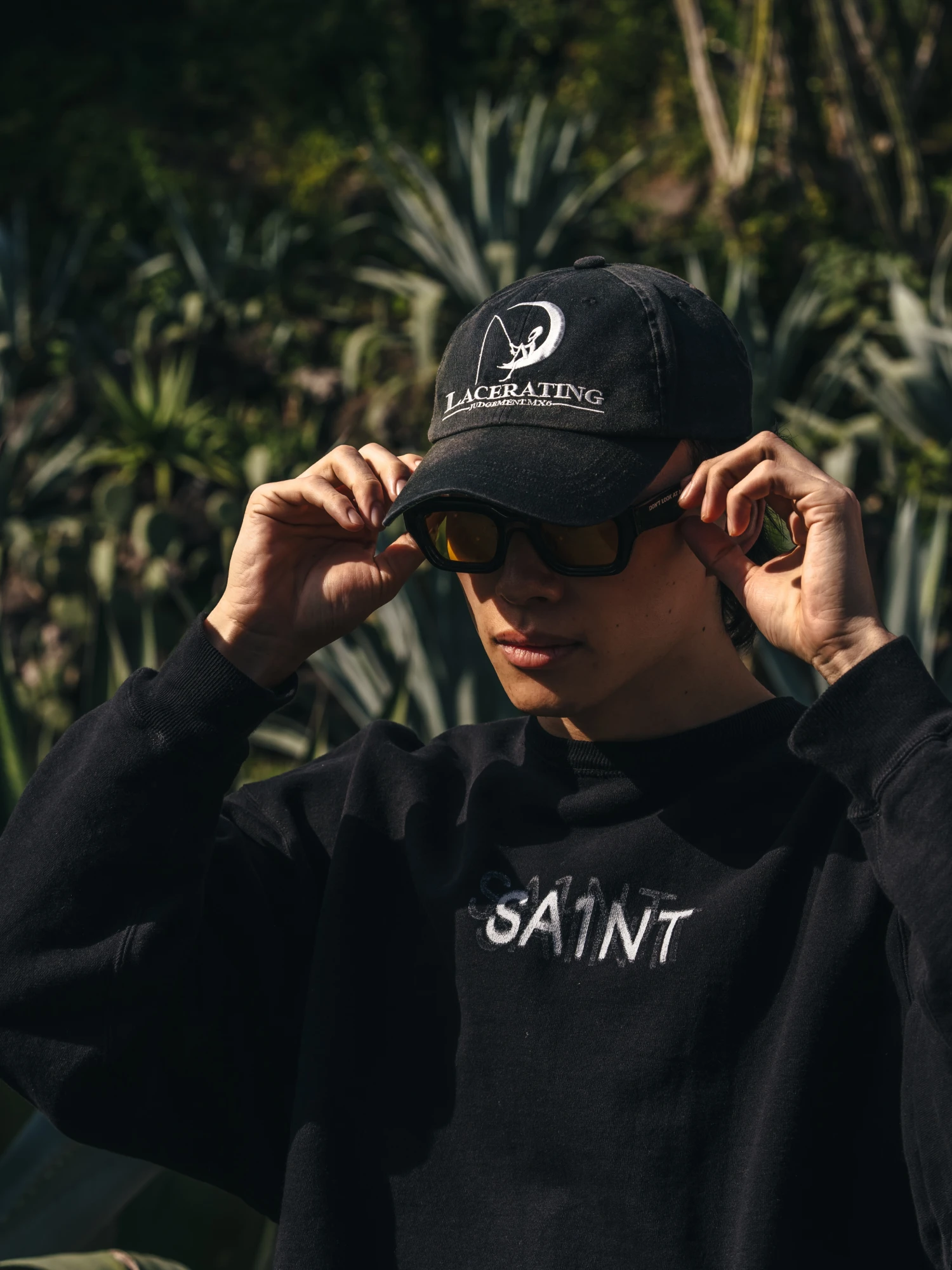 Кепка SAINT MXXXXXX 6 Panel Cap Lacerating Black