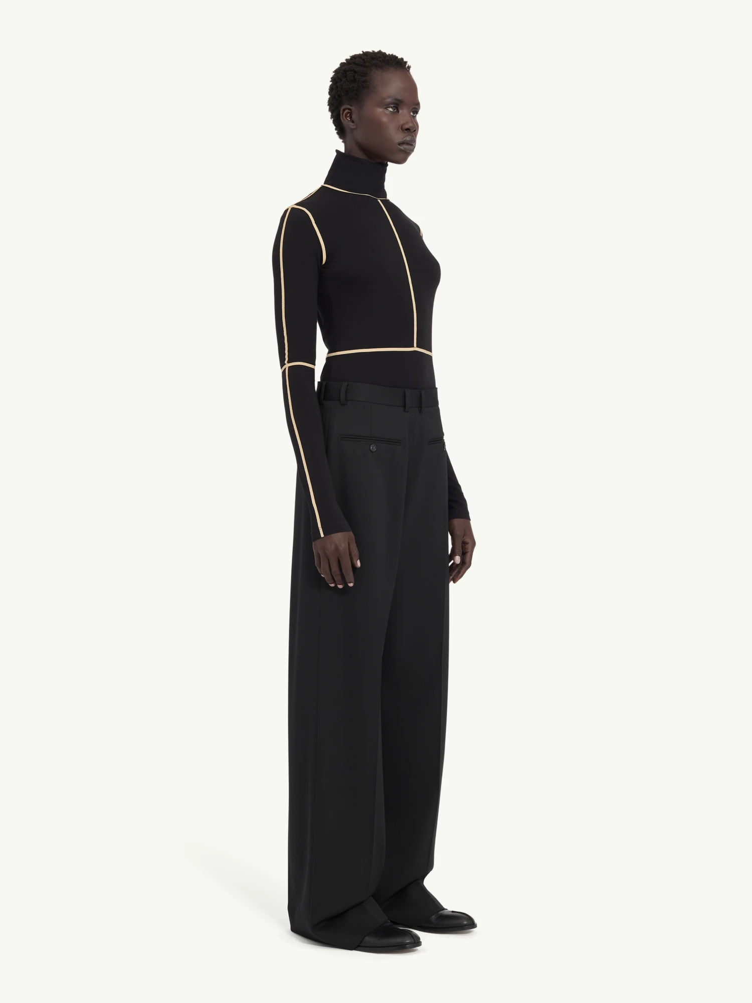 Женский бадлон MM6 Maison Margiela Contrast Black
