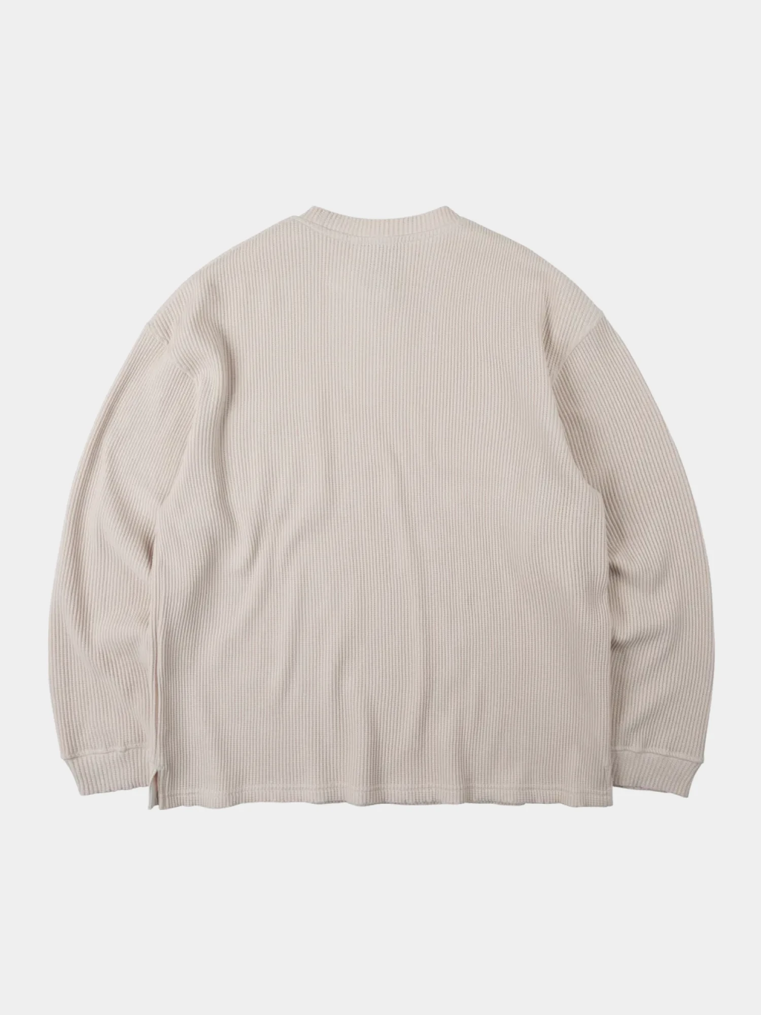 Лонгслив FrizmWORKS Oversized Waffle Pocket Cream