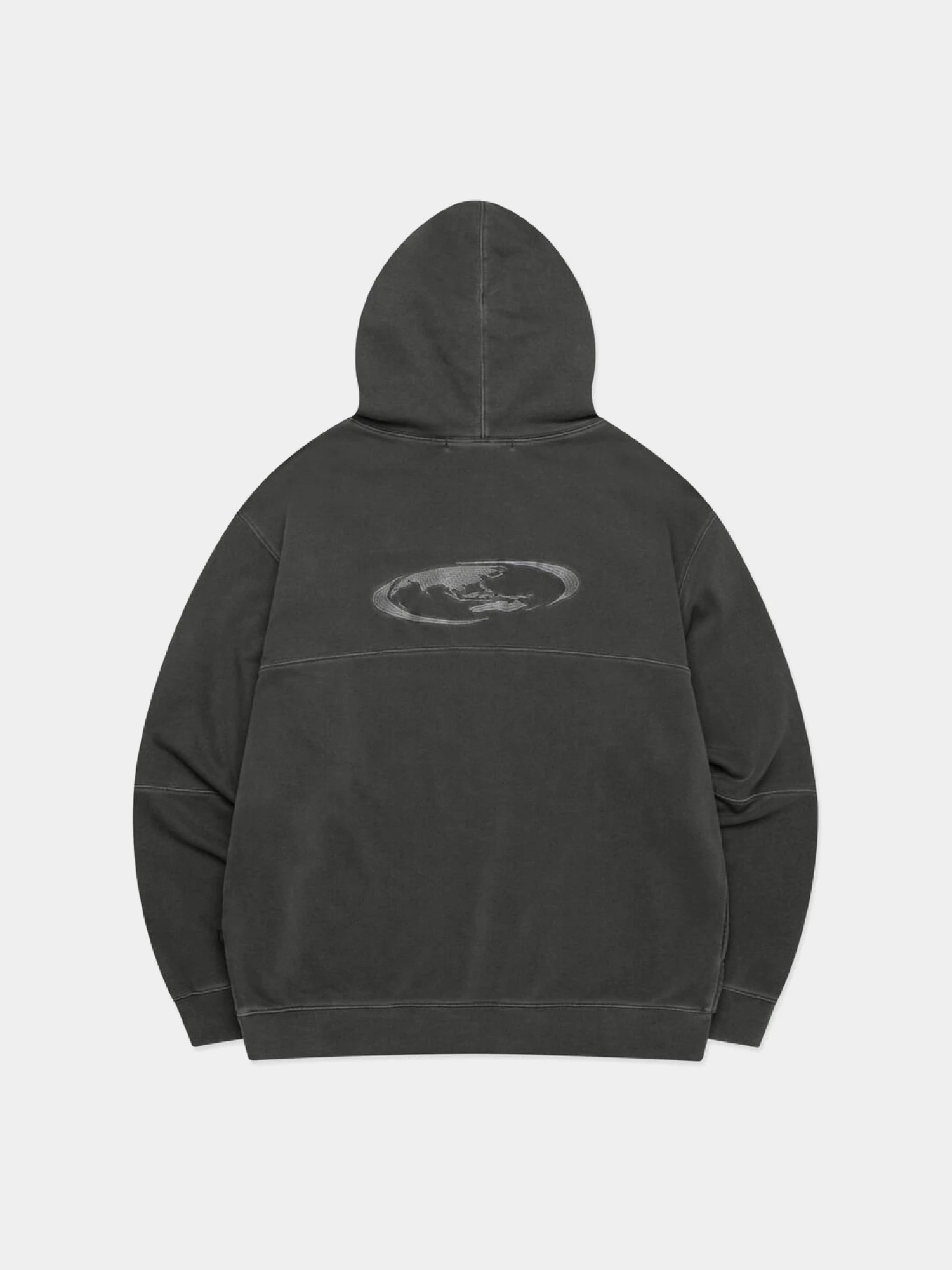 Худи LMC Pigment Dyed Oval Globe Hoodie Black