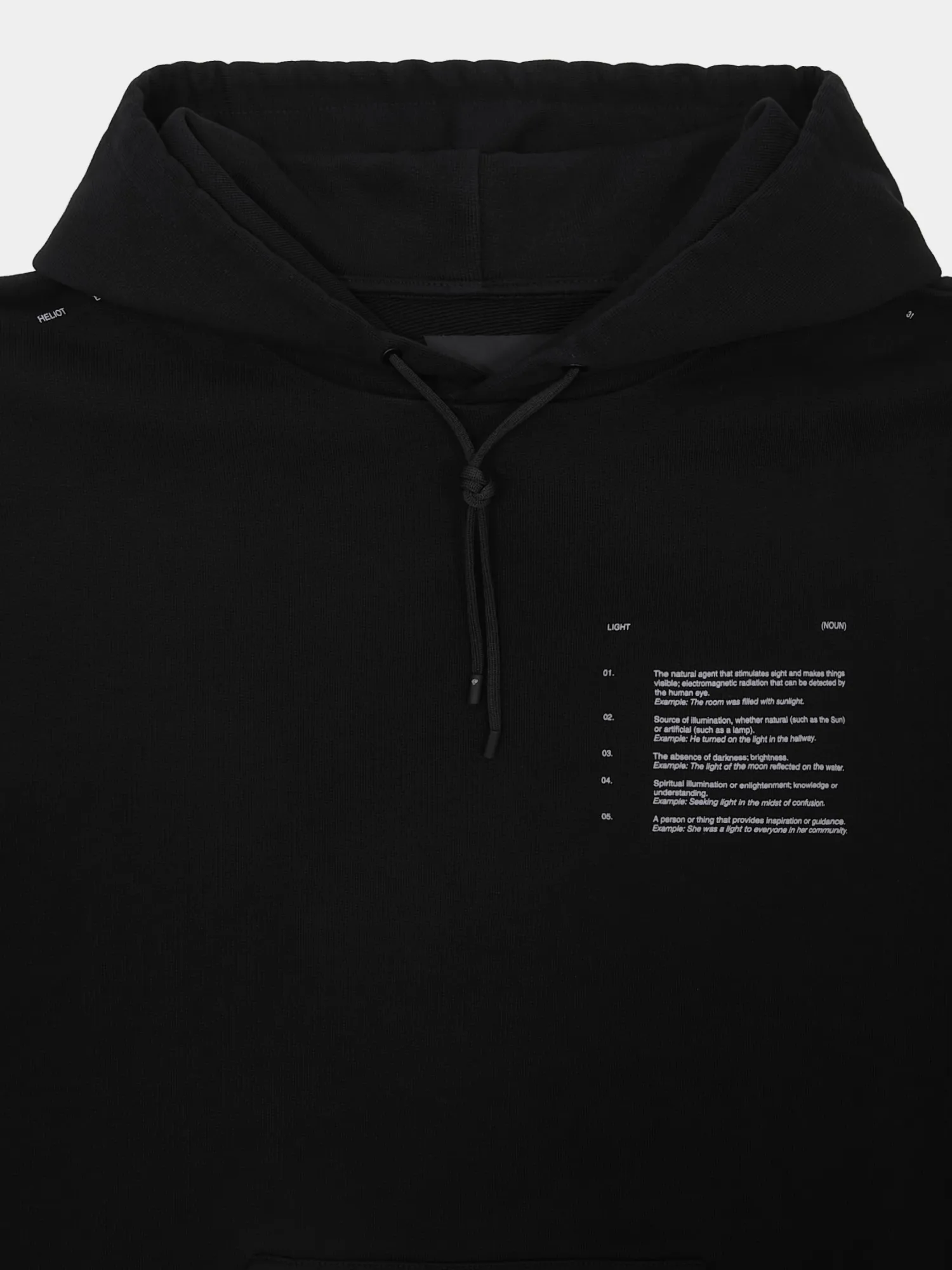 Худи HELIOT EMIL Photon Hoodie Black